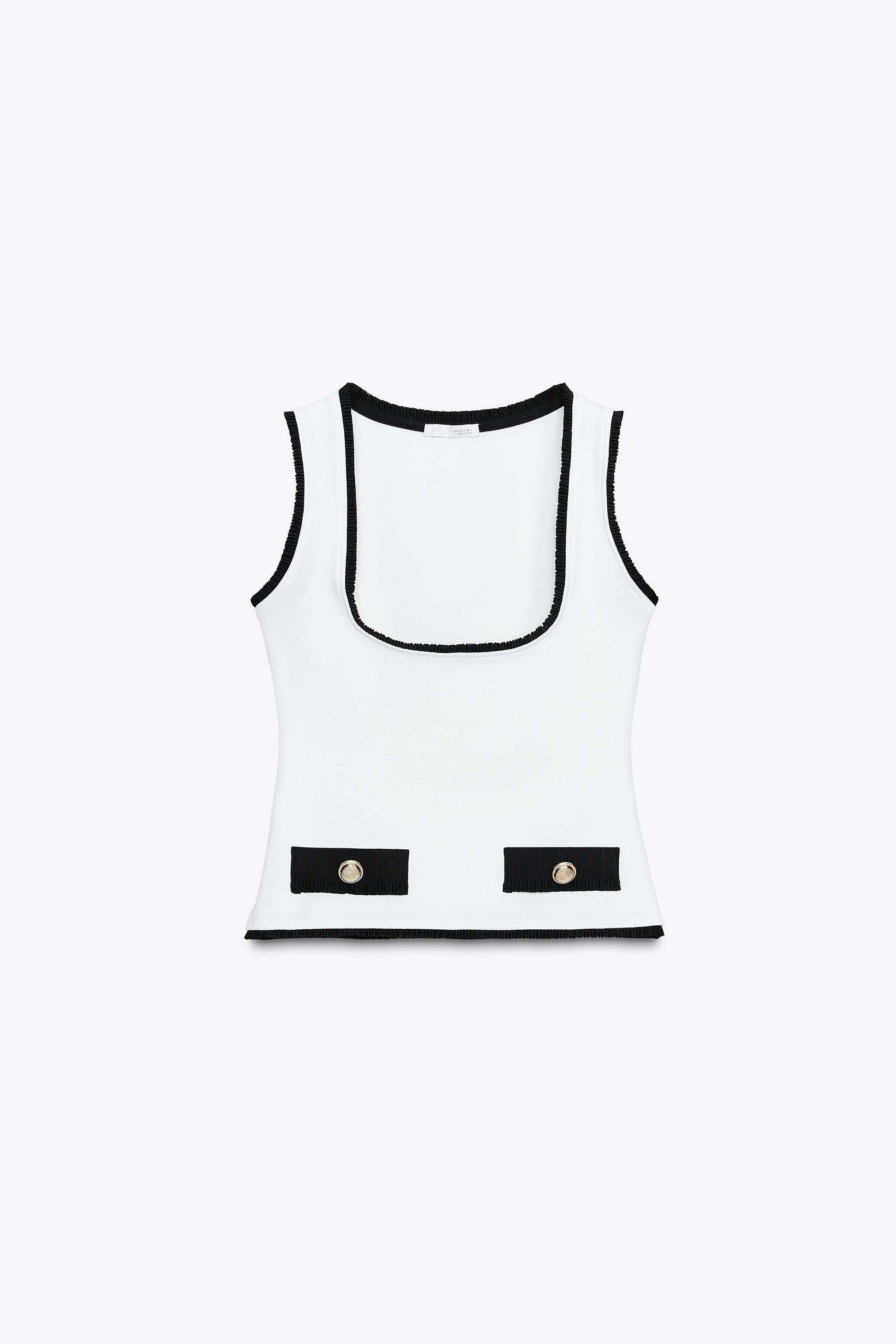 STRETCH CONTOURING VEST TOP