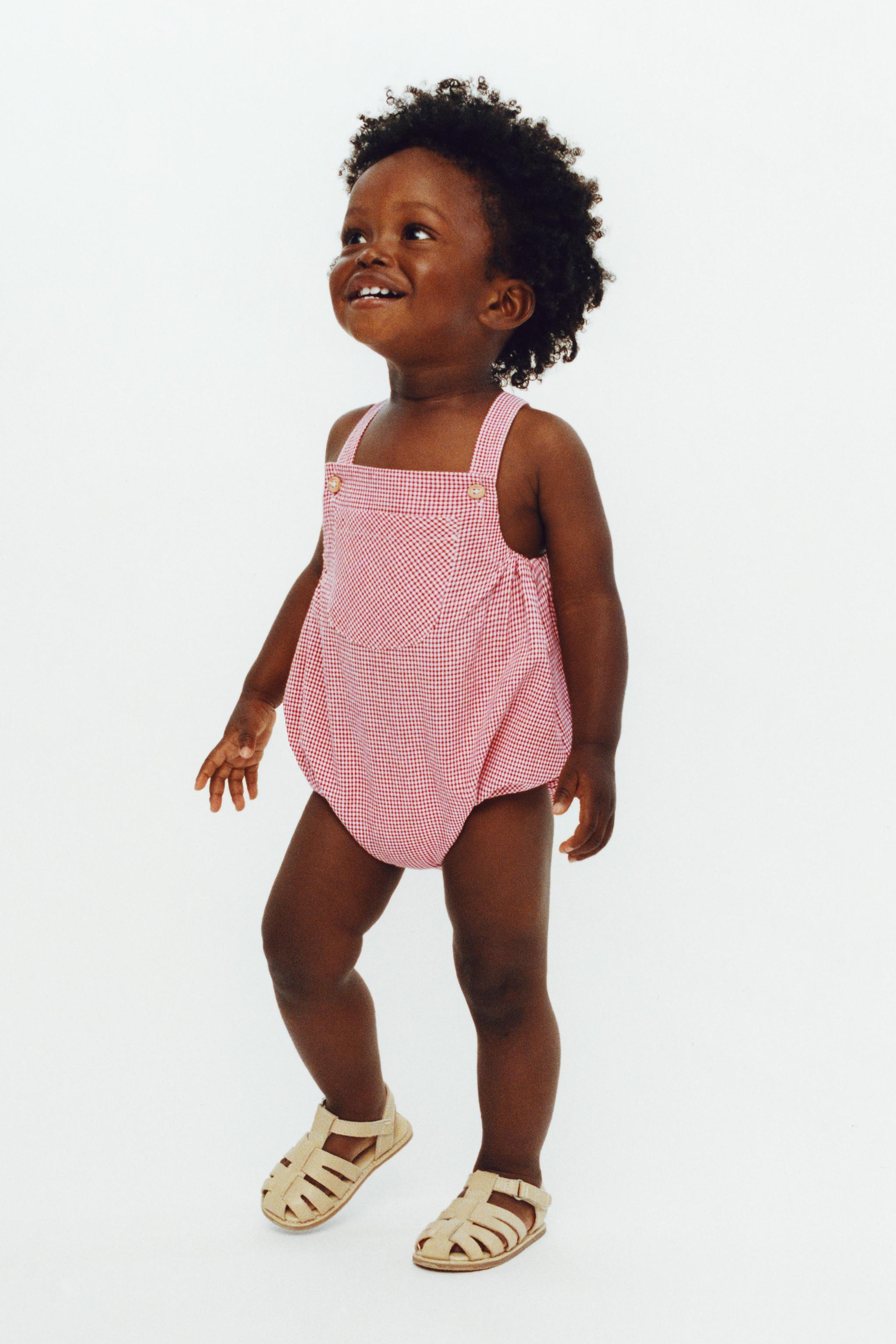 GINGHAM ROMPER