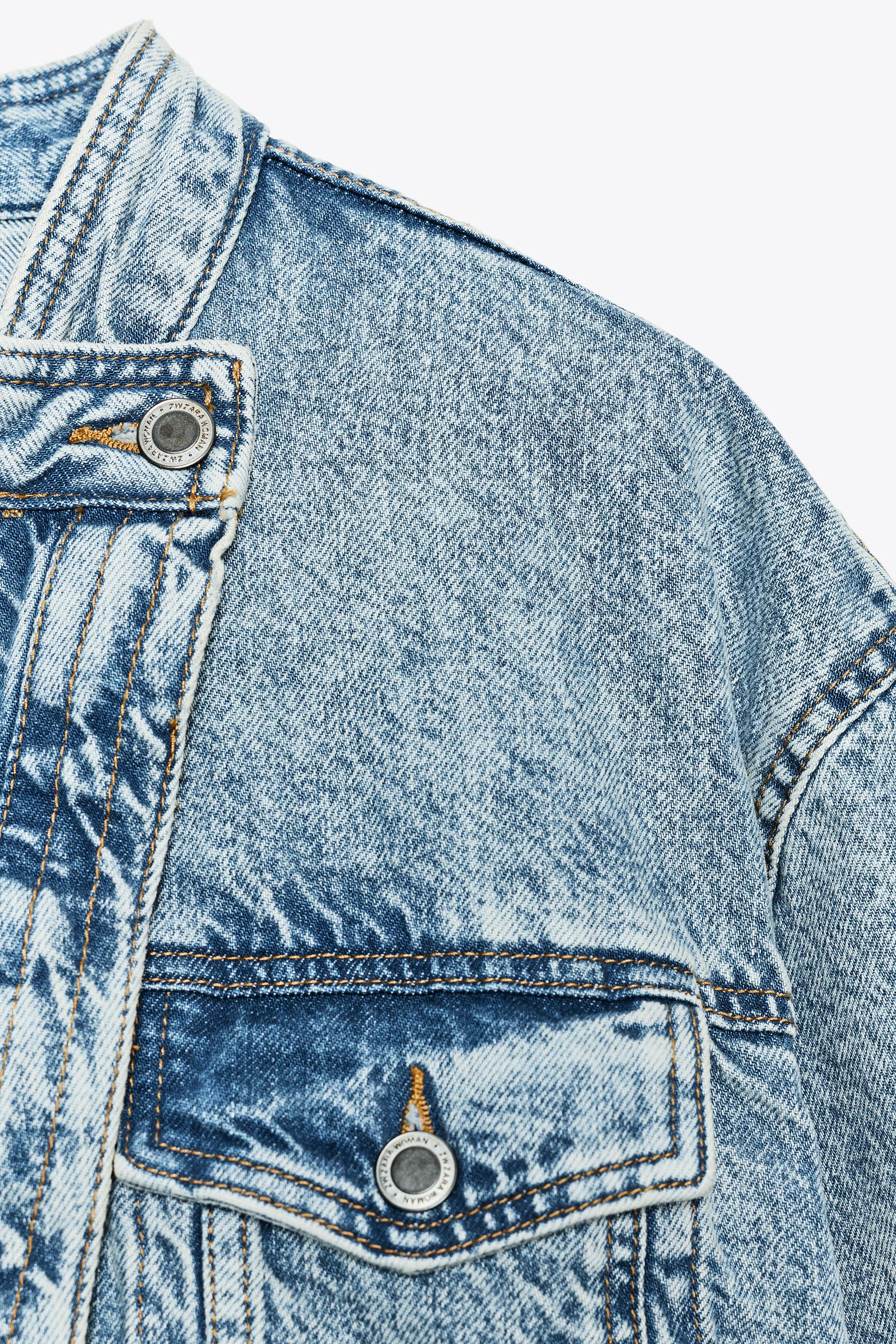 ZW COLLECTION CROSSOVER DENIM JACKET