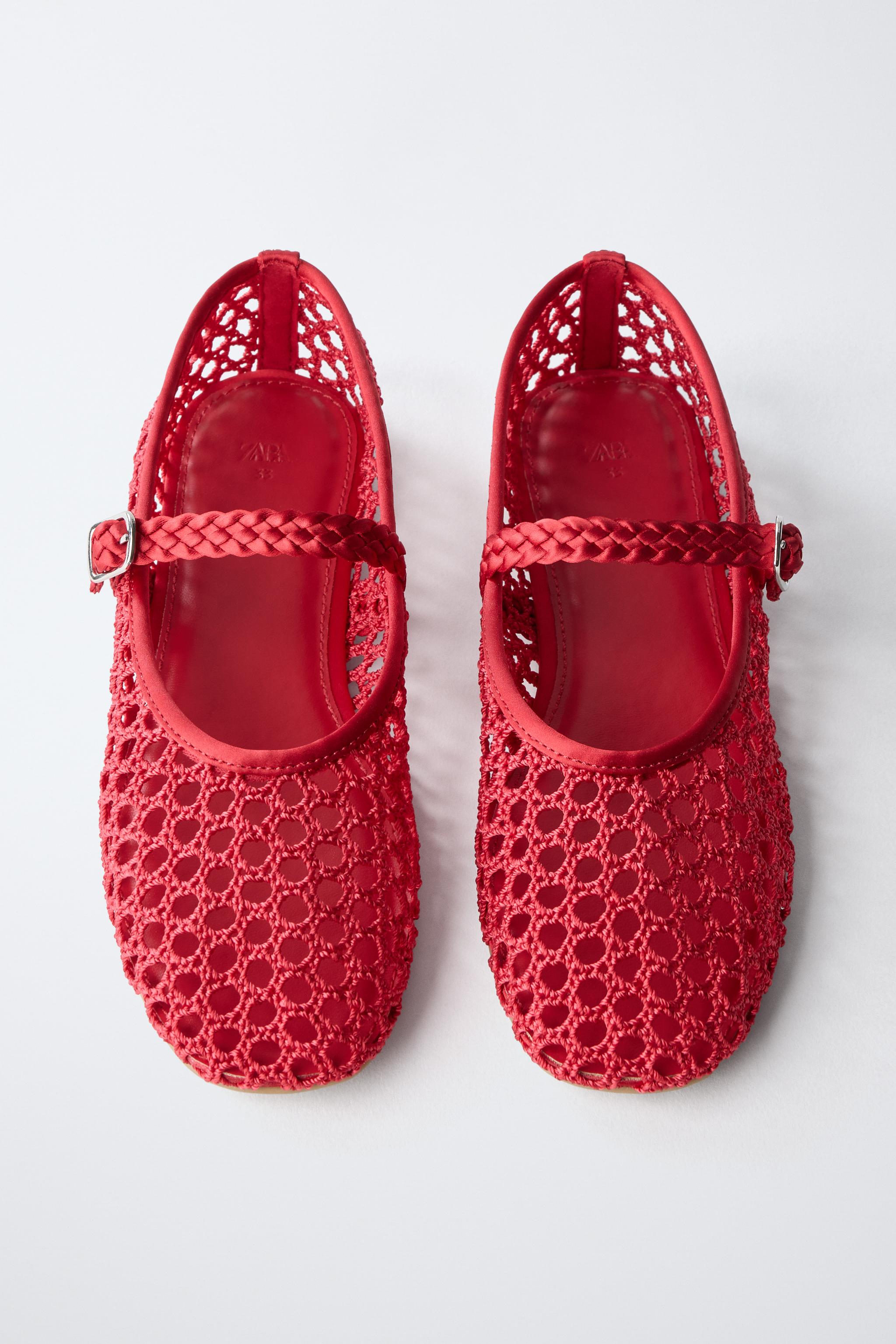 OPENWORK BALLET FLATS