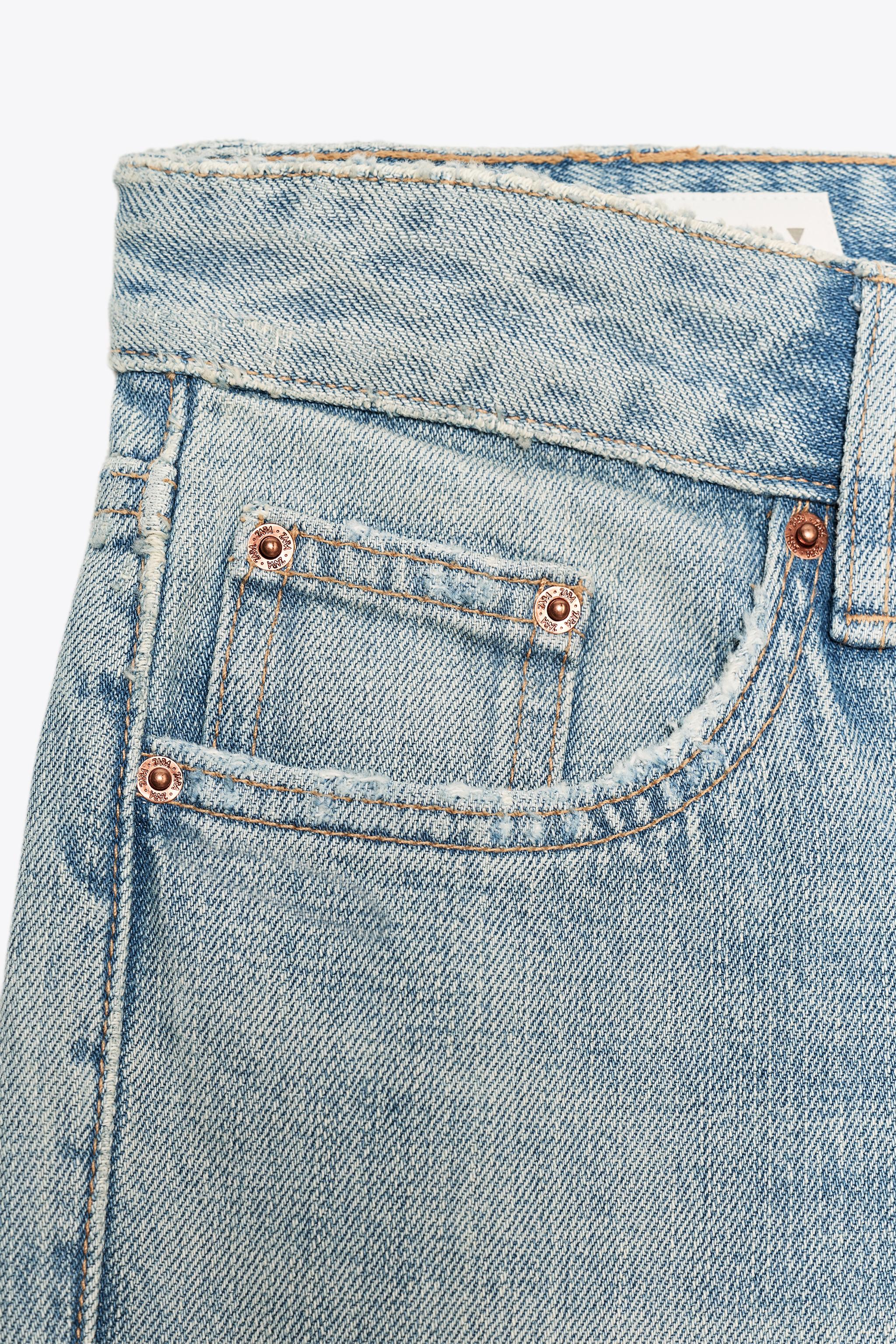 TRF LOW RISE FLARE JEANS