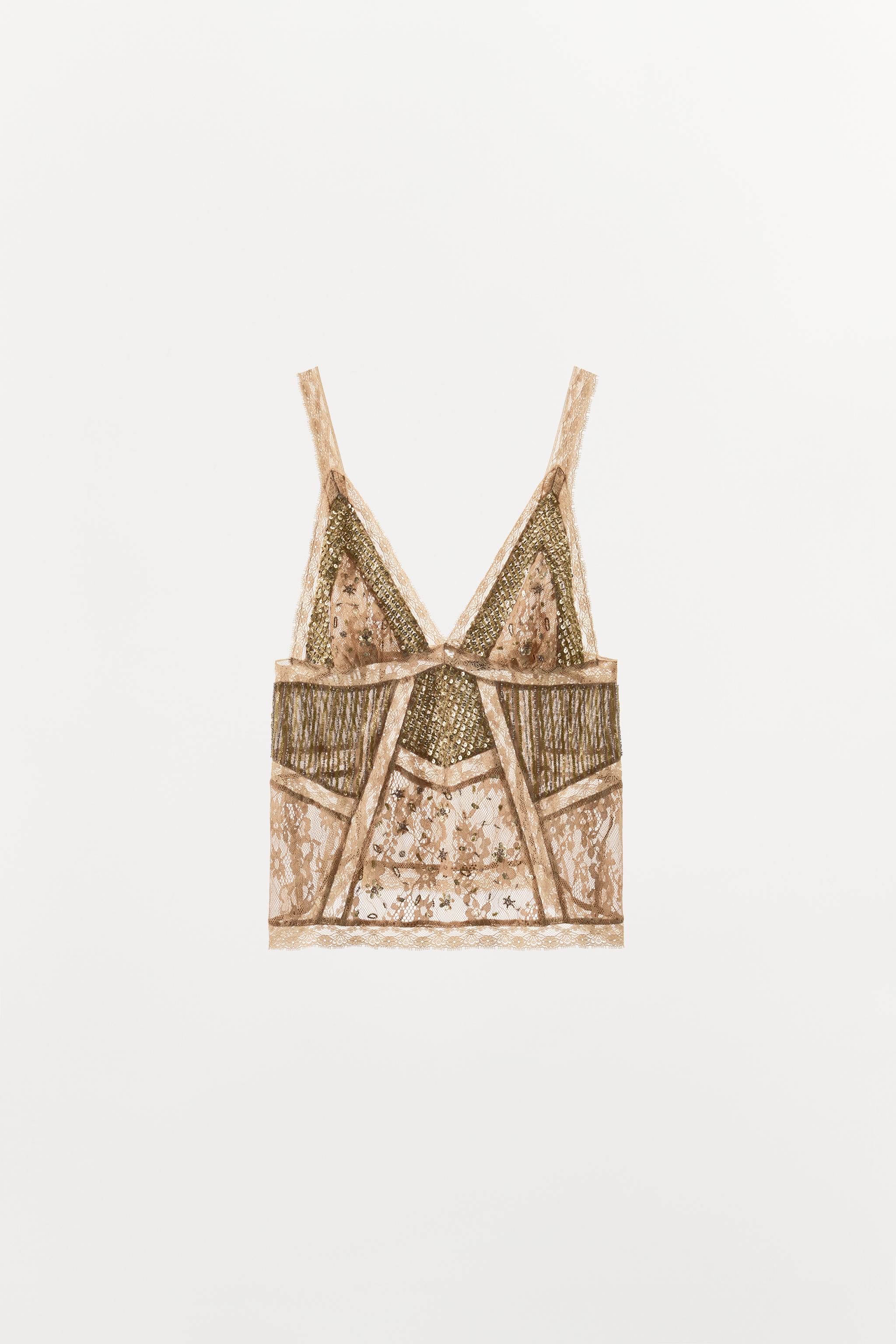 LIMITED EDITION LACE SEQUIN TOP