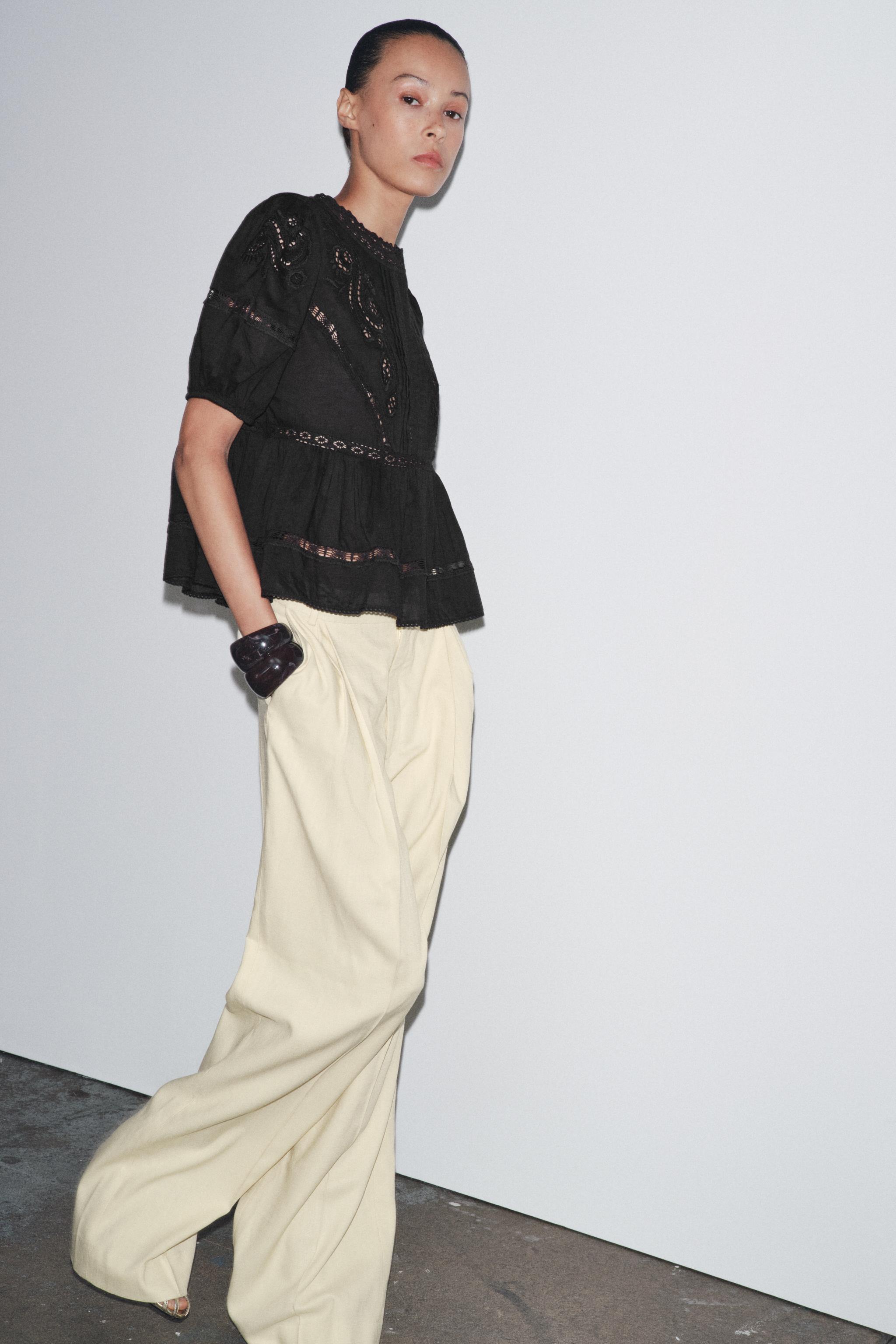 ZW COLLECTION ROMANTIC EMBROIDERED BLOUSE