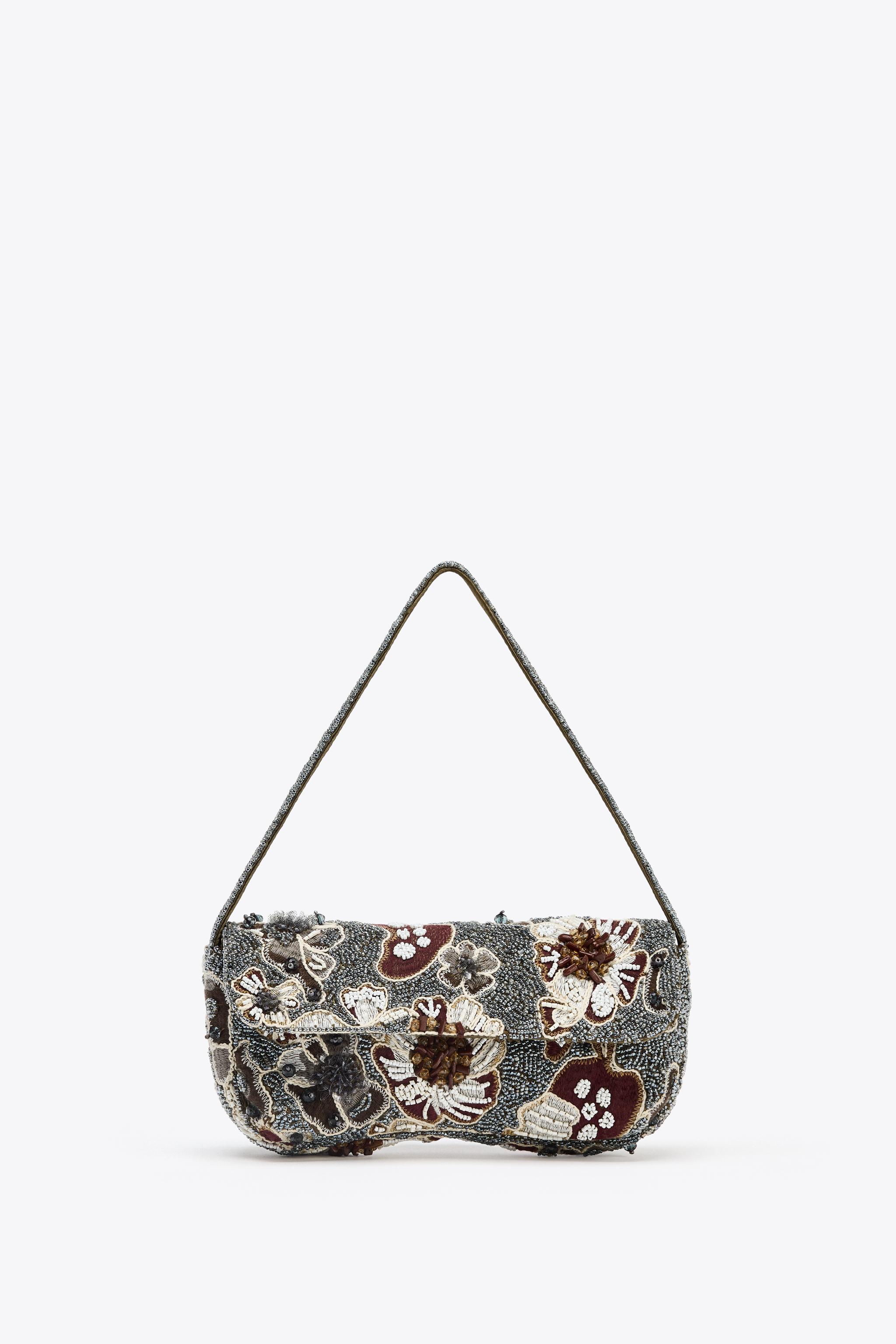 BEADED SHOULDER BAG