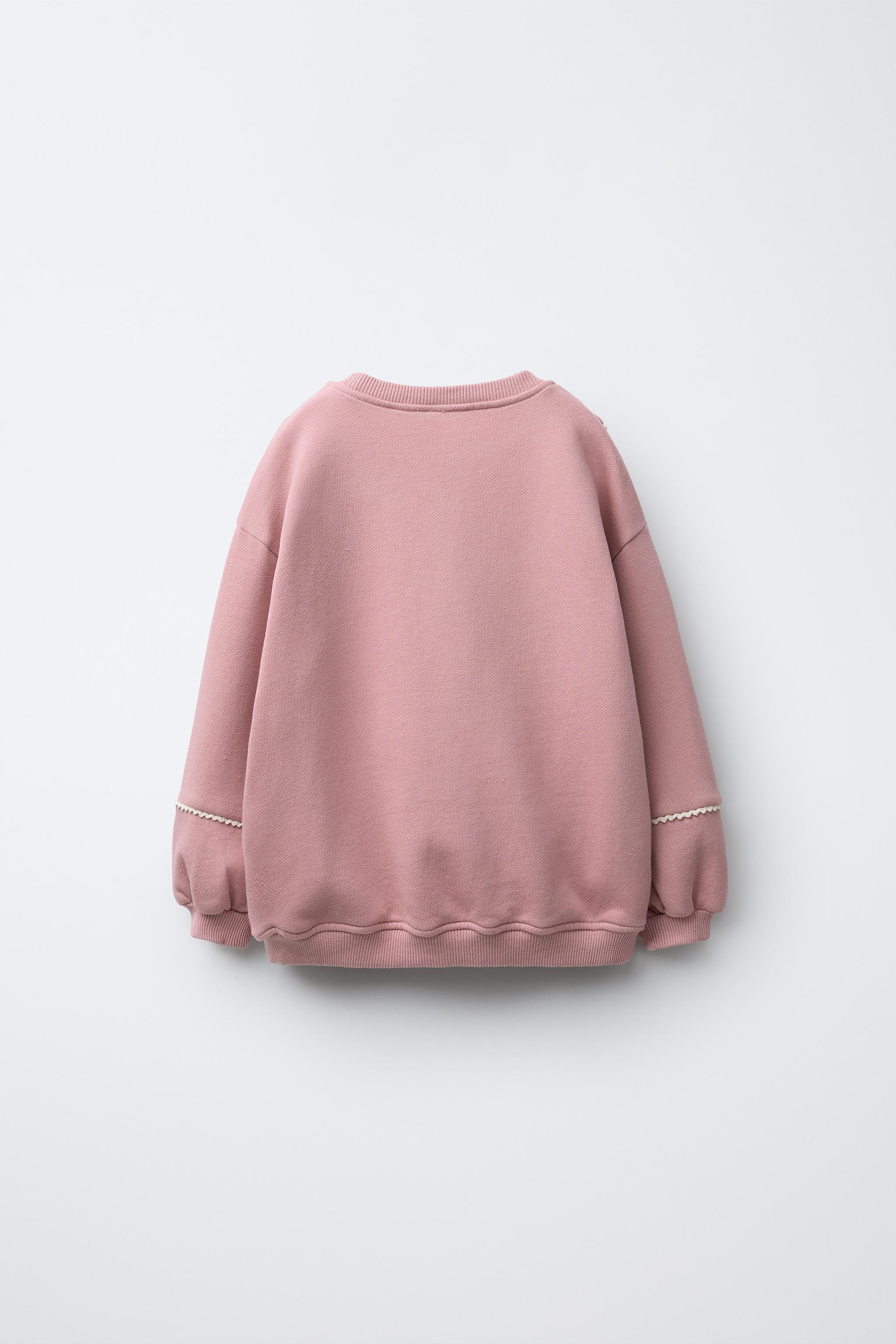 FLORAL EMBROIDERY SWEATSHIRT