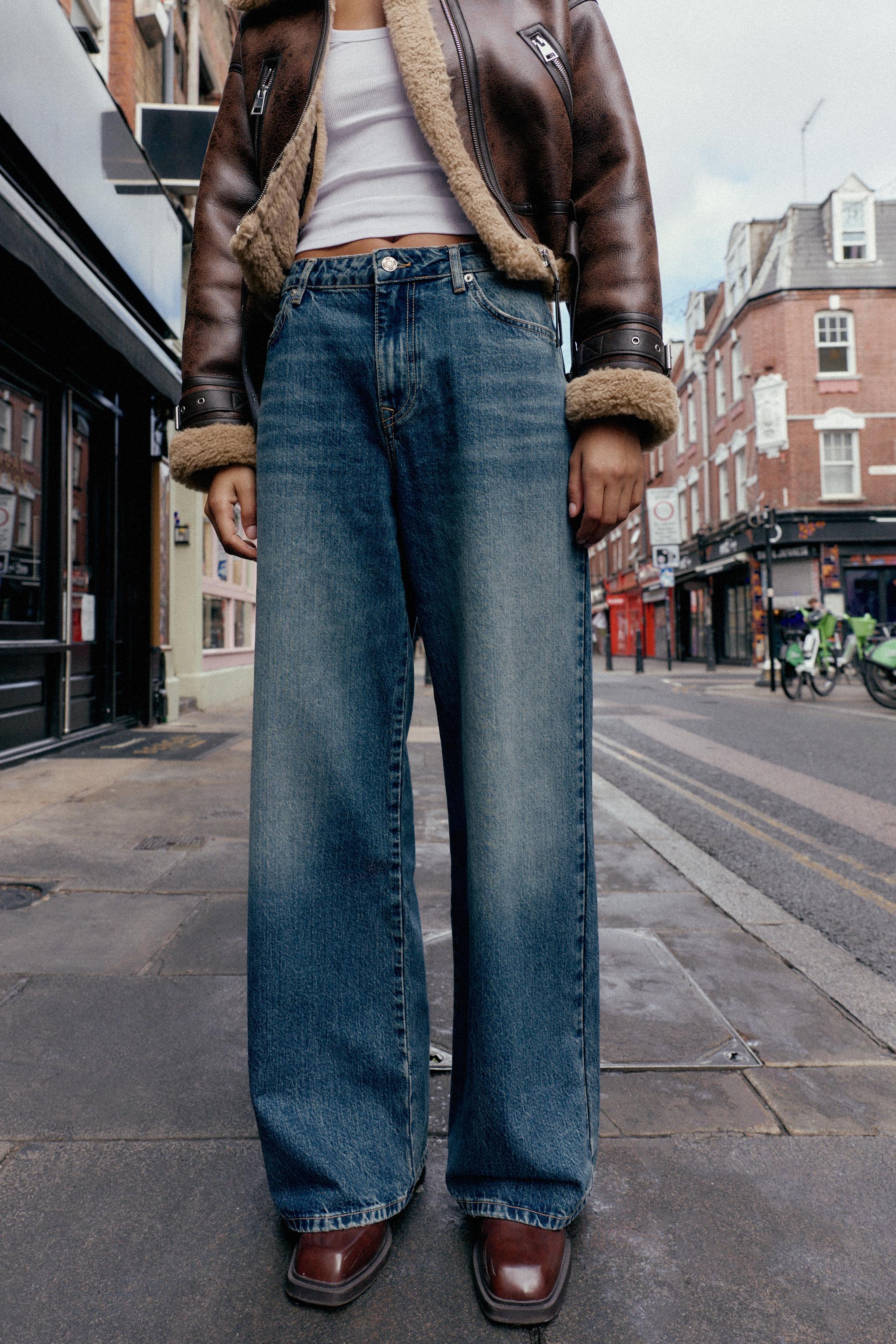 Z1975 HIGH-WAISTED WIDE LEG LOOSE FIT JEANS