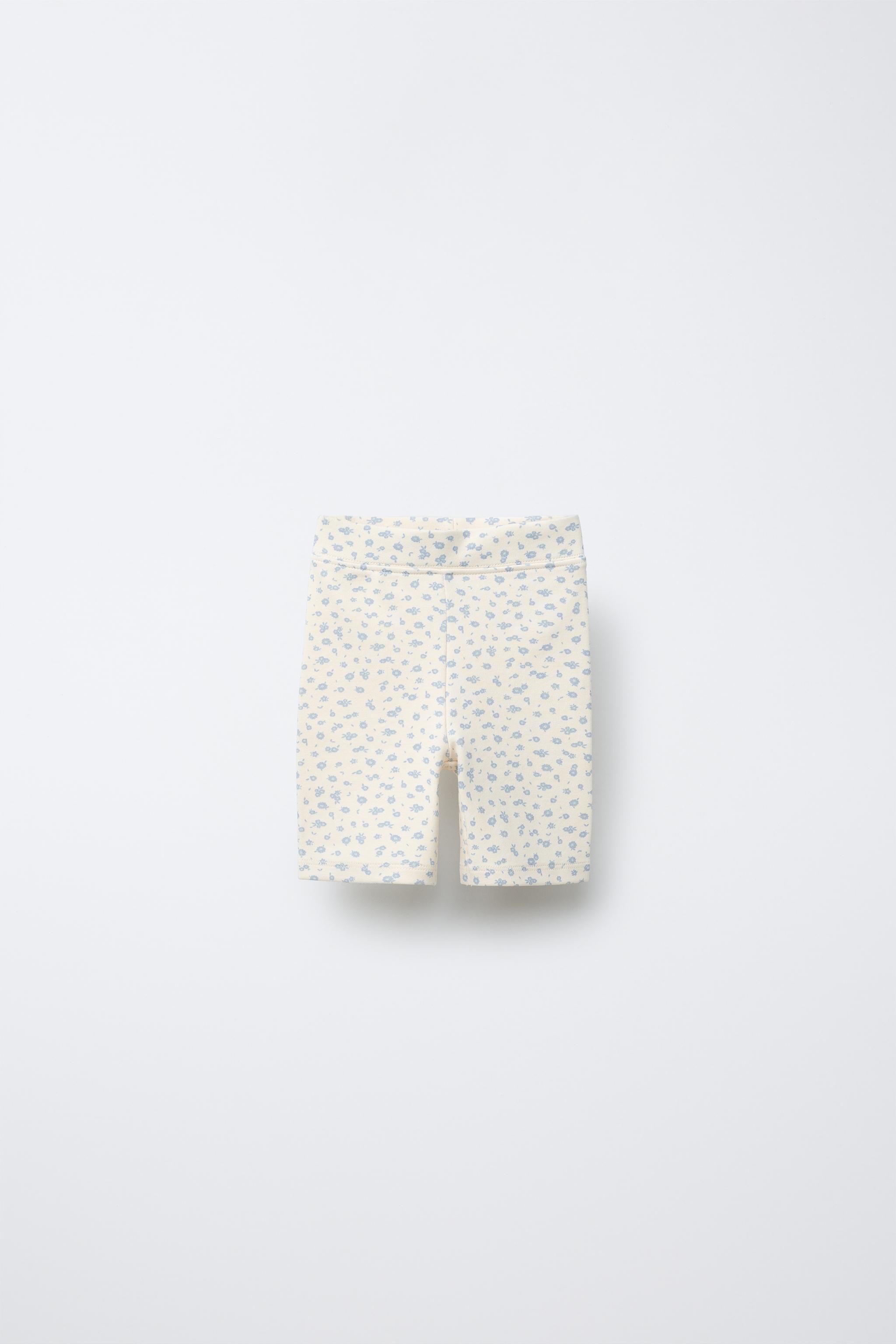 TWO-PACK FLORAL BIKER LEGGINGS