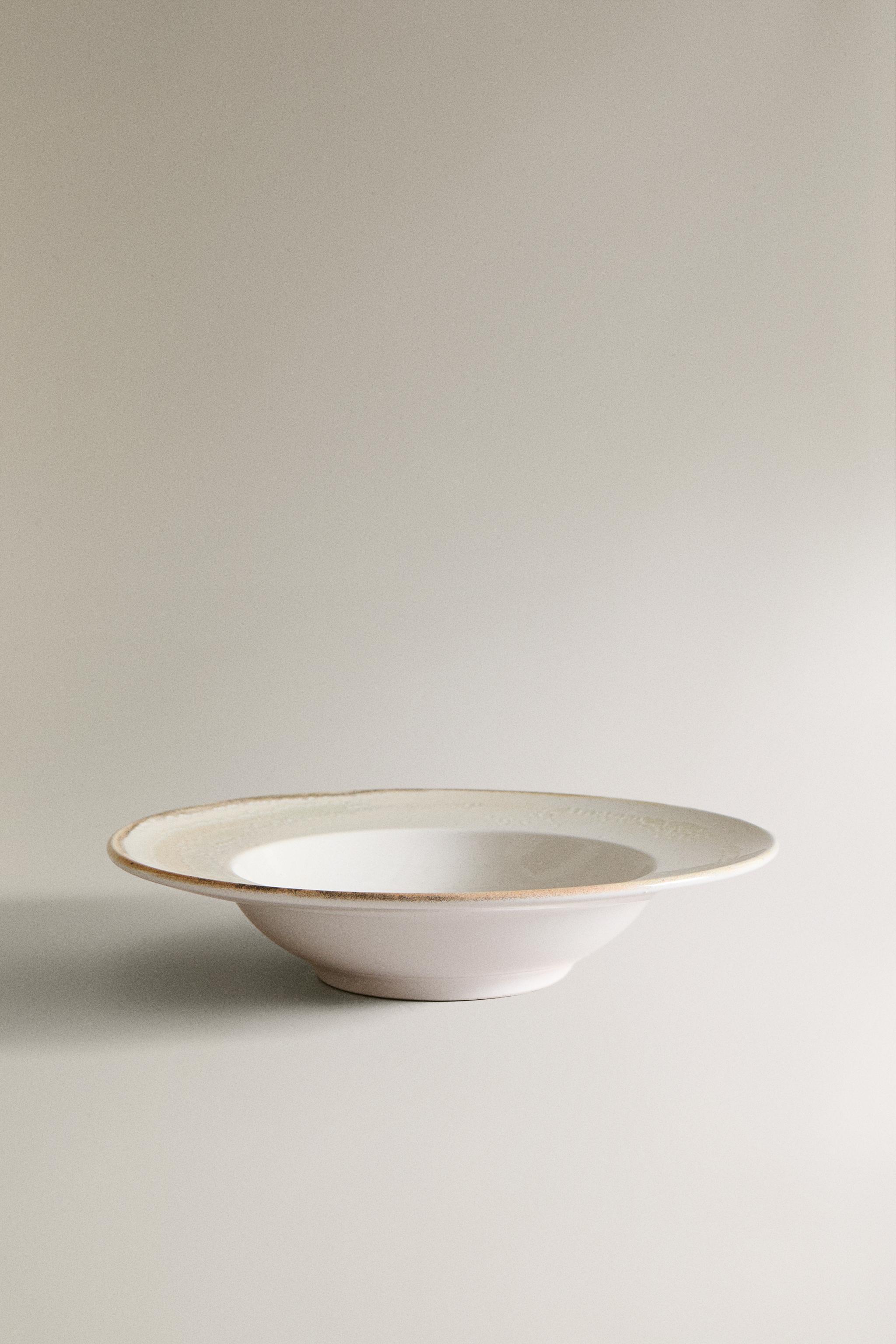 STONEWARE PASTA PLATE