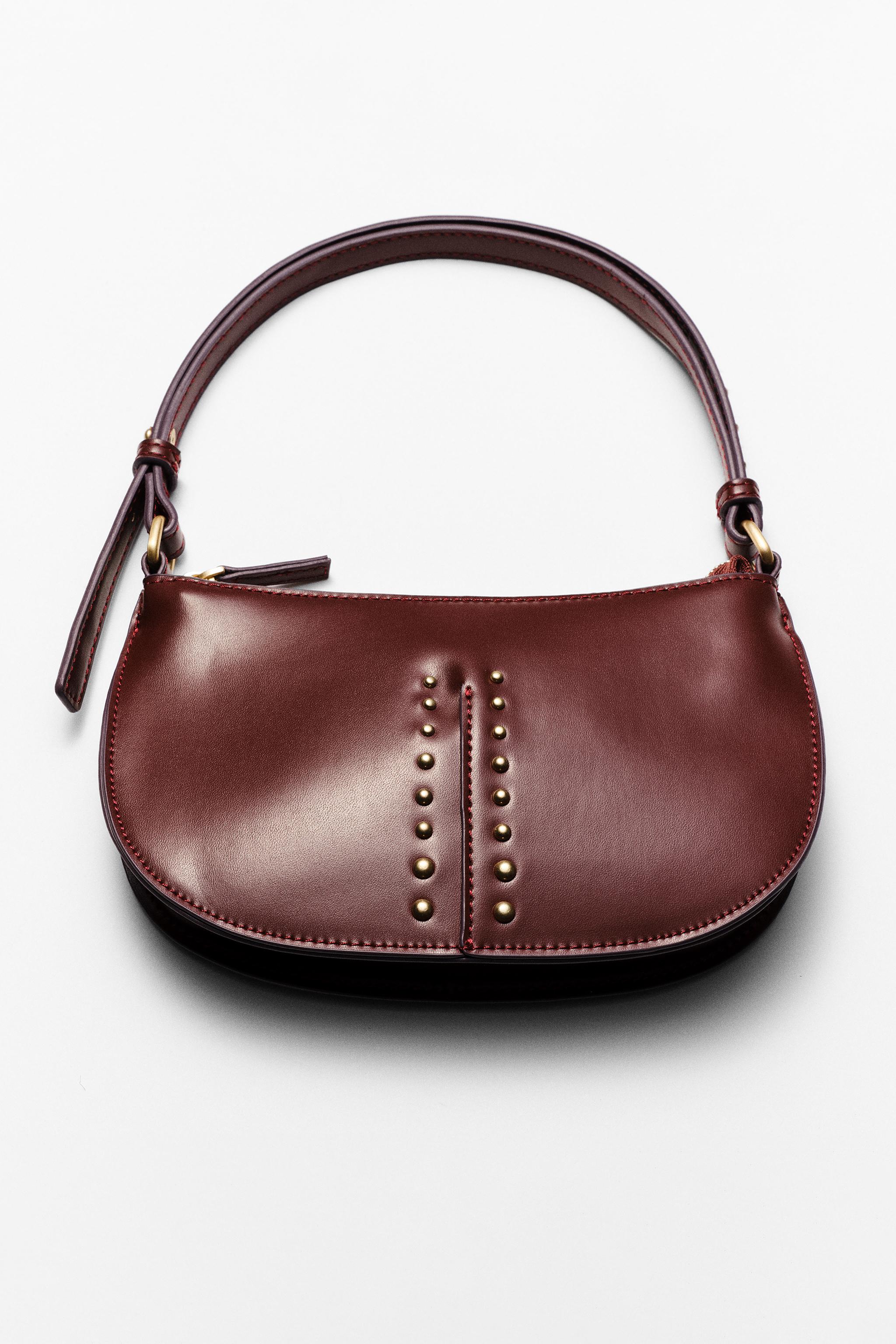 STUDDED SHOULDER BAG