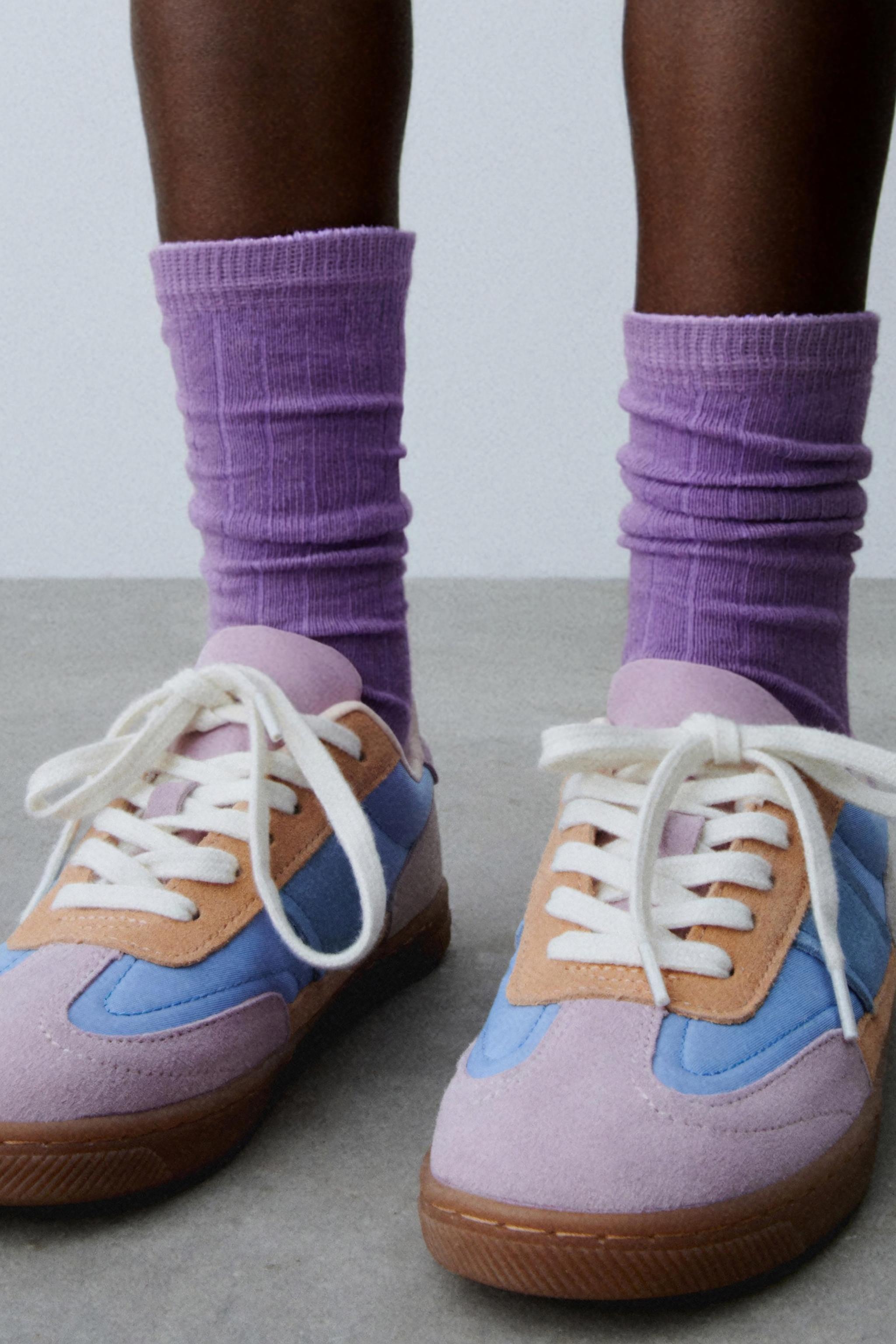 FIVE-PACK OF LONG RIBBED SOCKS