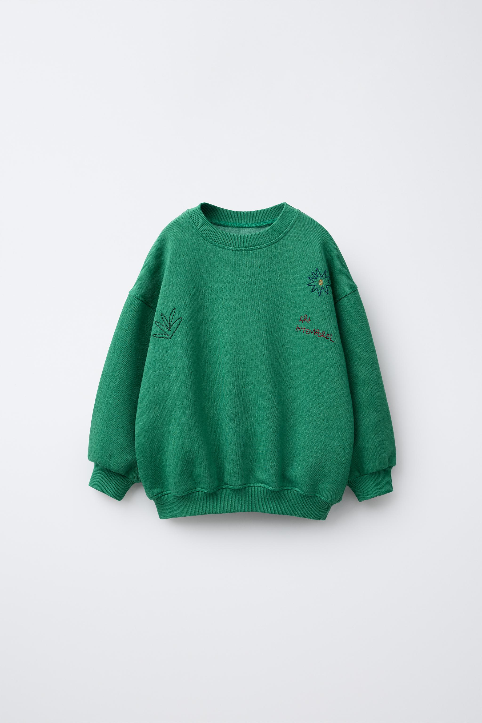 EMBROIDERED SWEATSHIRT