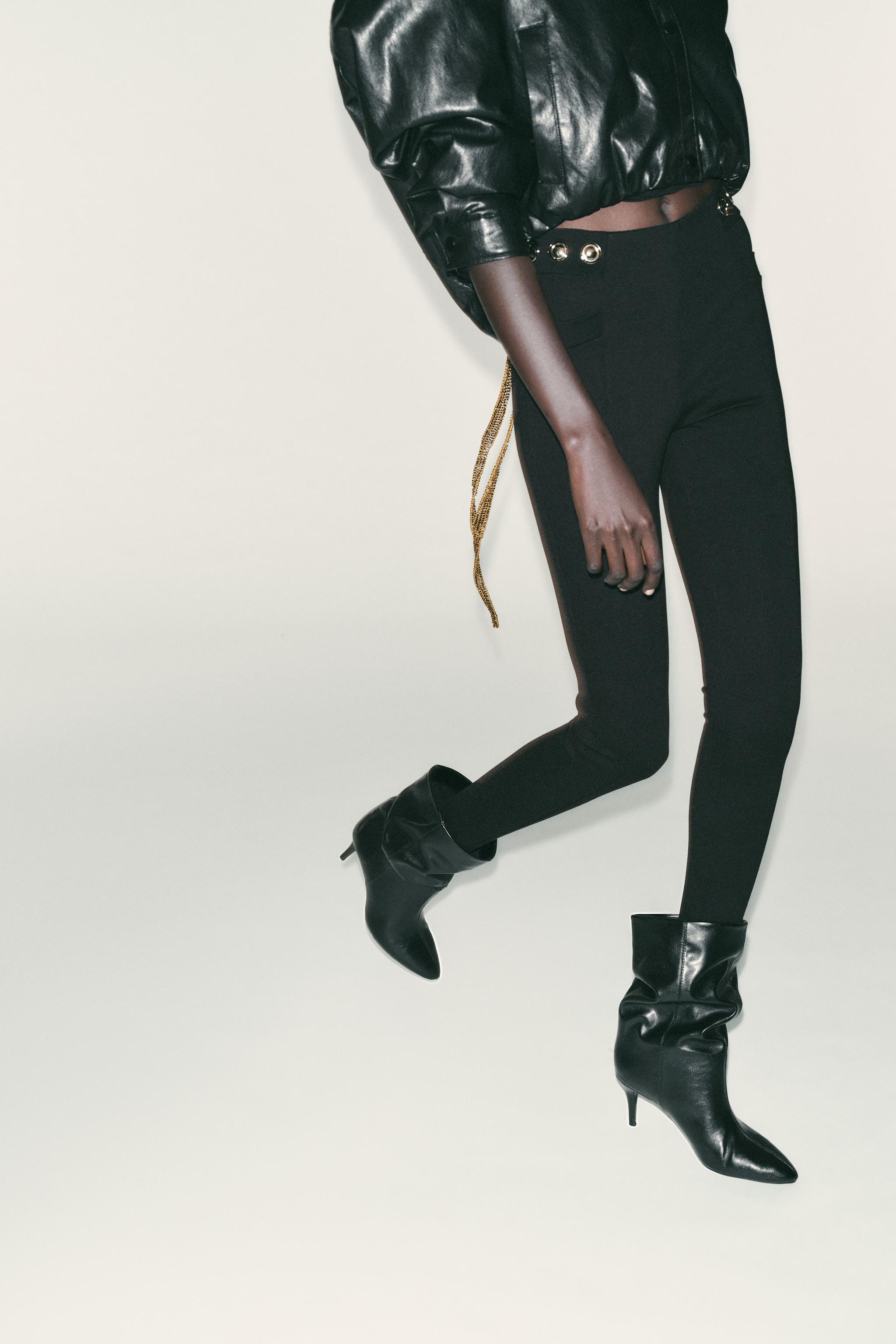 GOLD BUTTON LEGGINGS