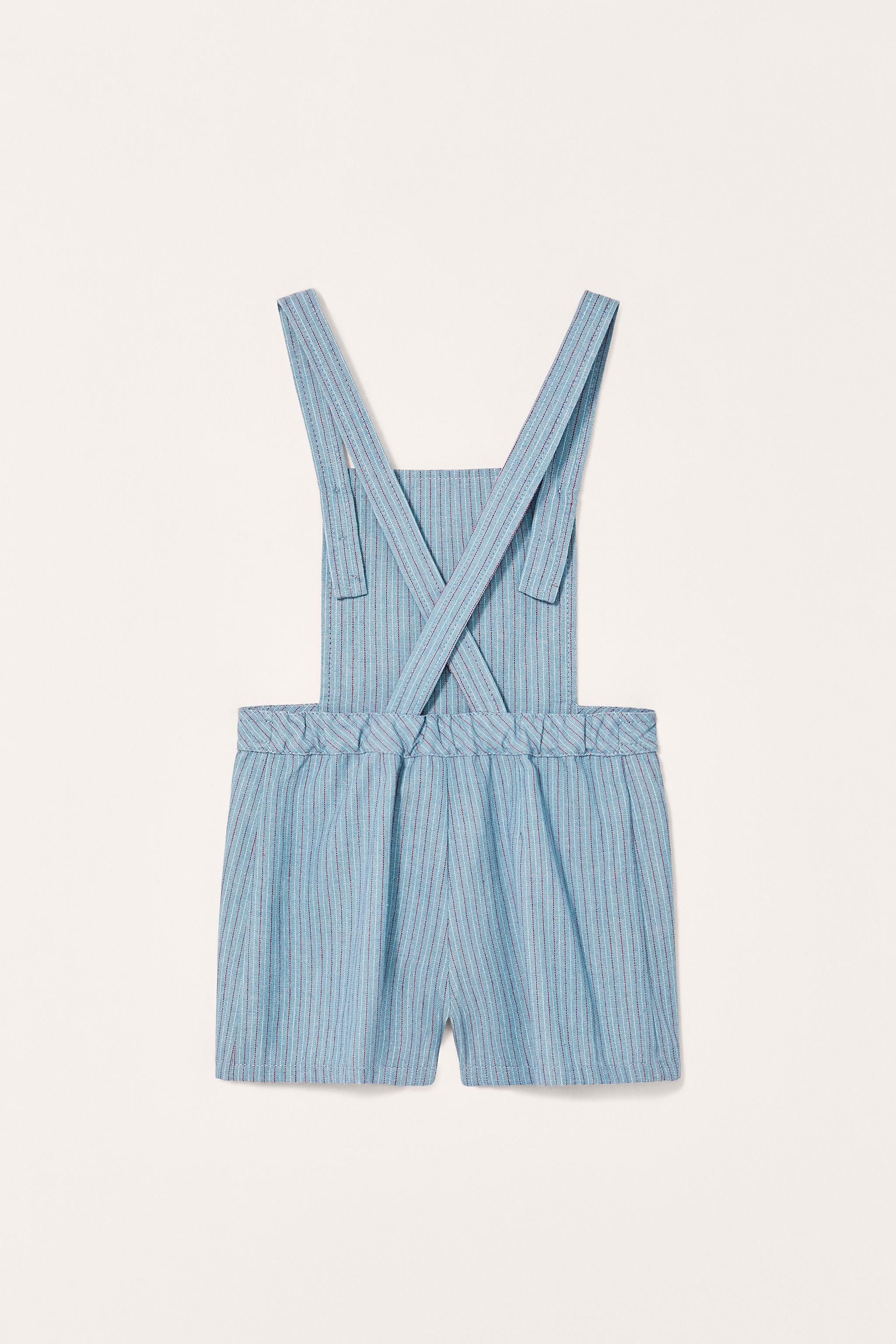 STRIPED OVERALL SHORTS LIMITED EDITION