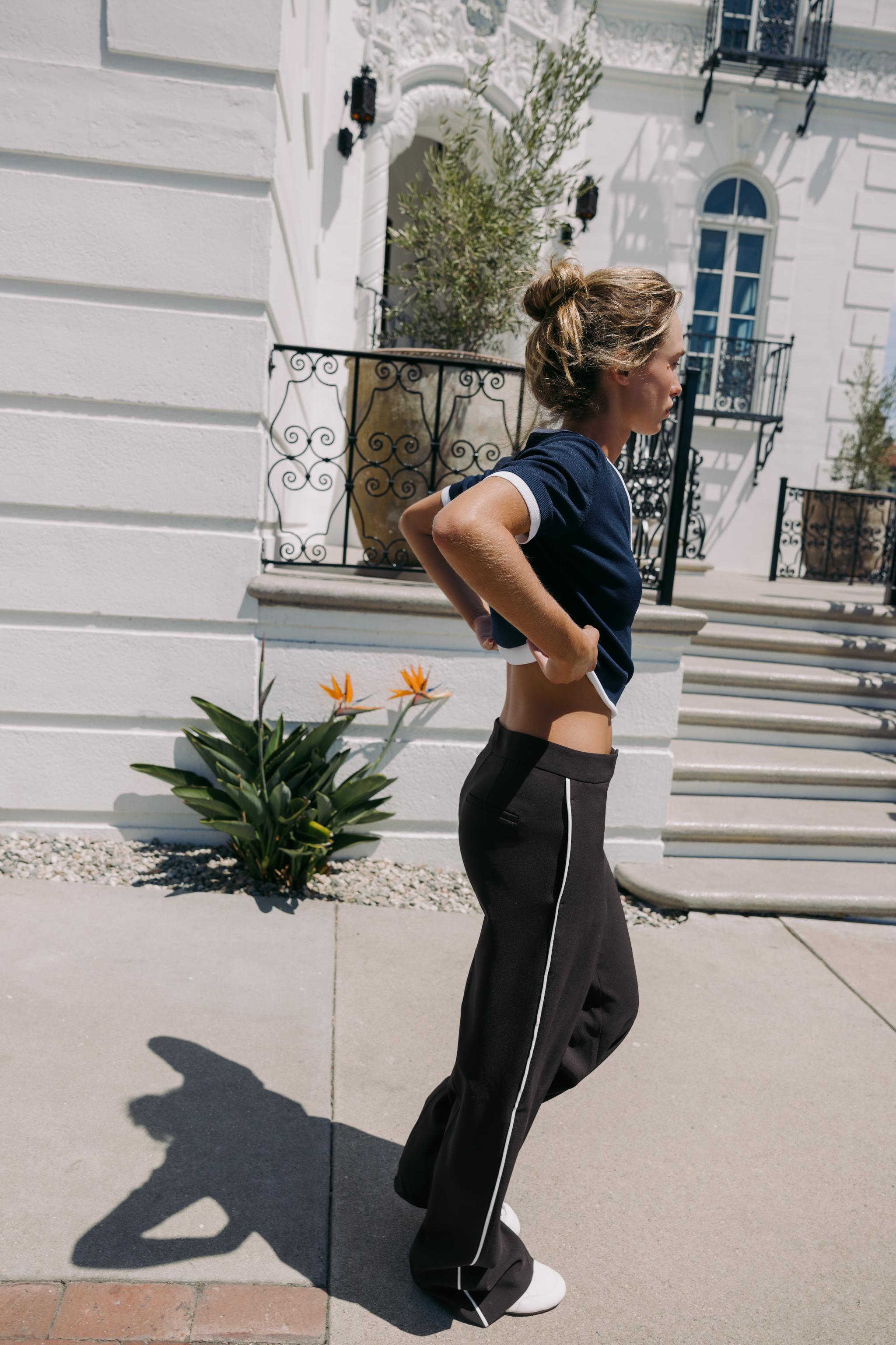 DOUBLE-LAYER TRIM CARDIGAN