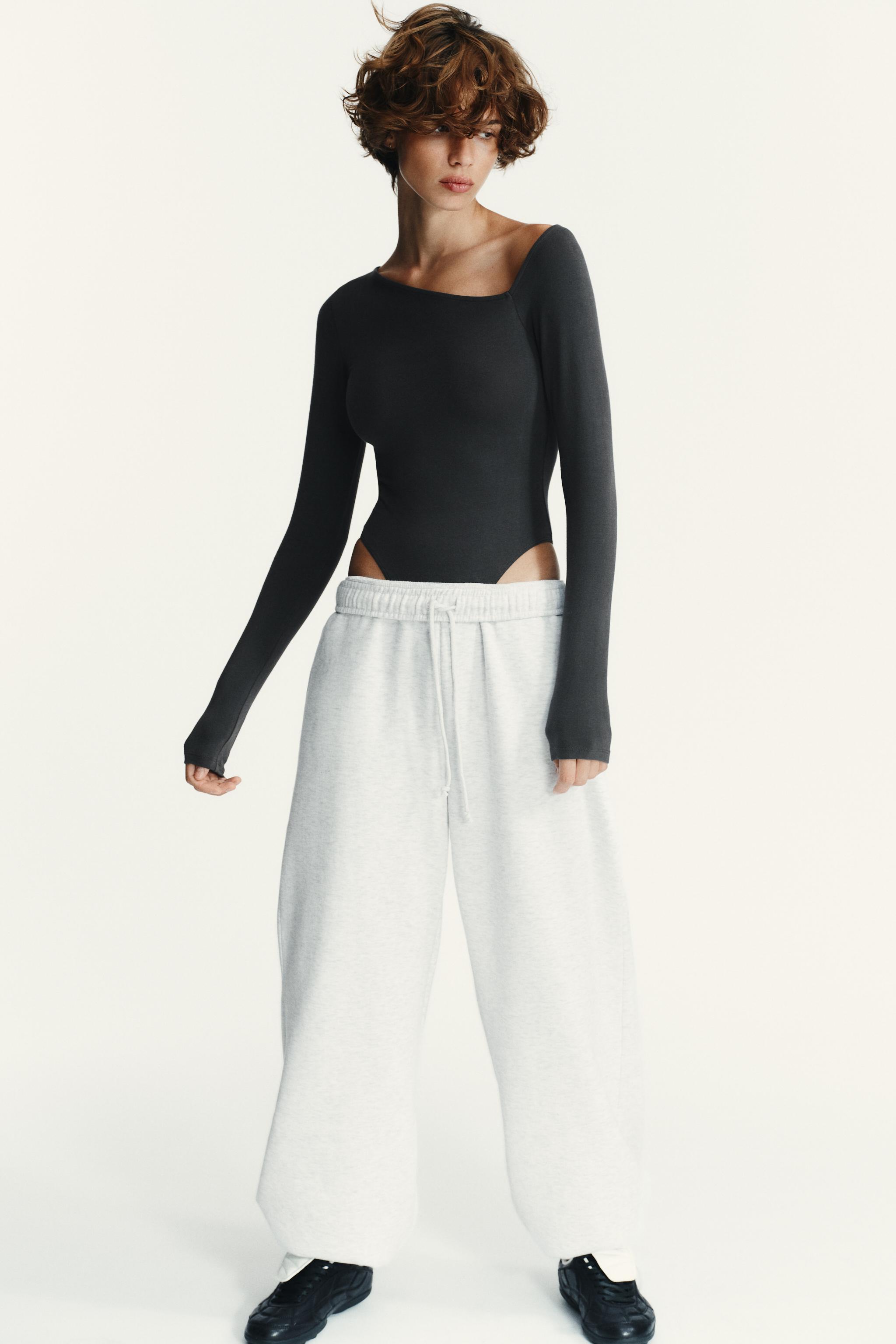 ASYMMETRIC LONG SLEEVE BODYSUIT