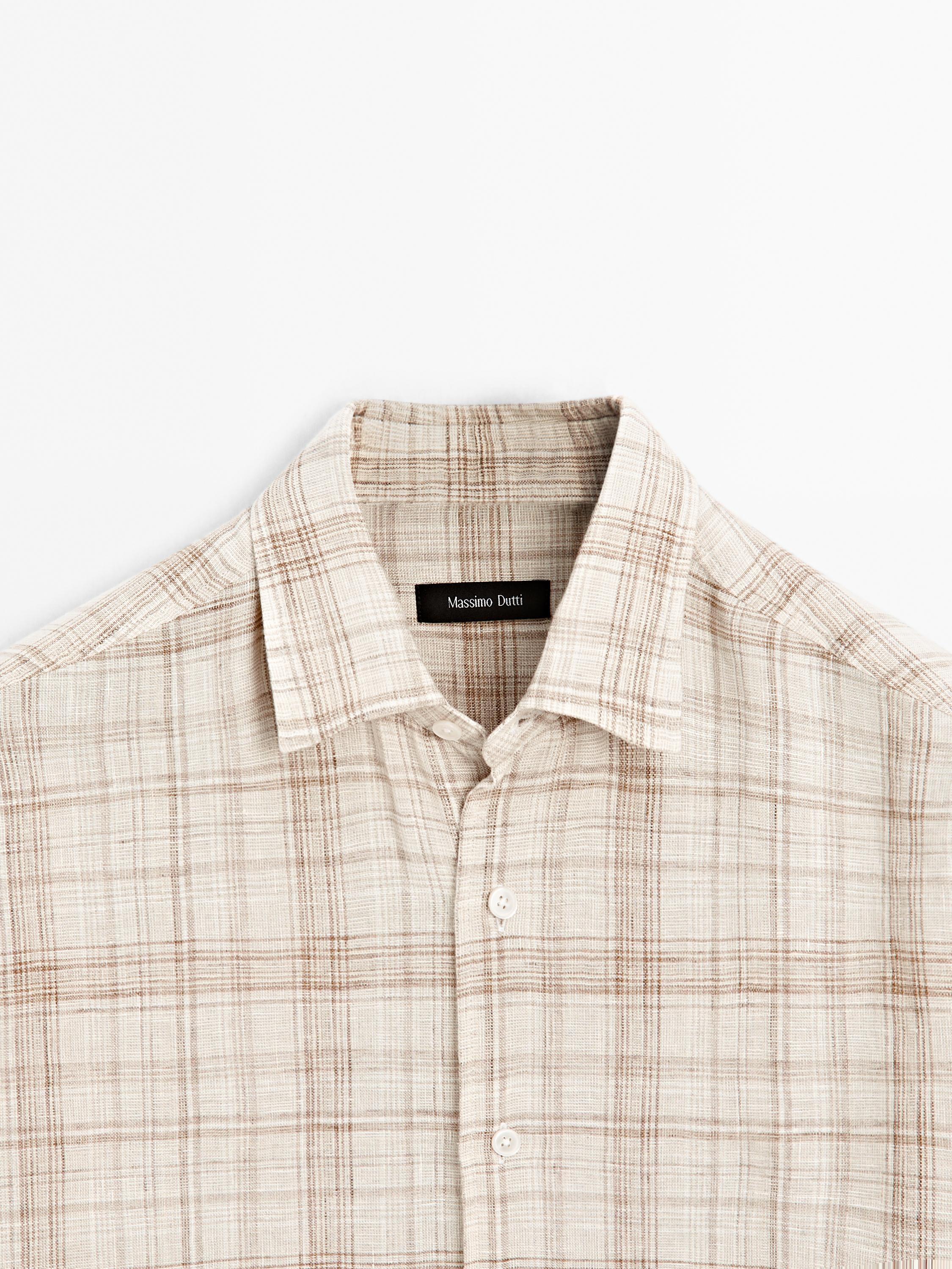 Regular fit check shirt