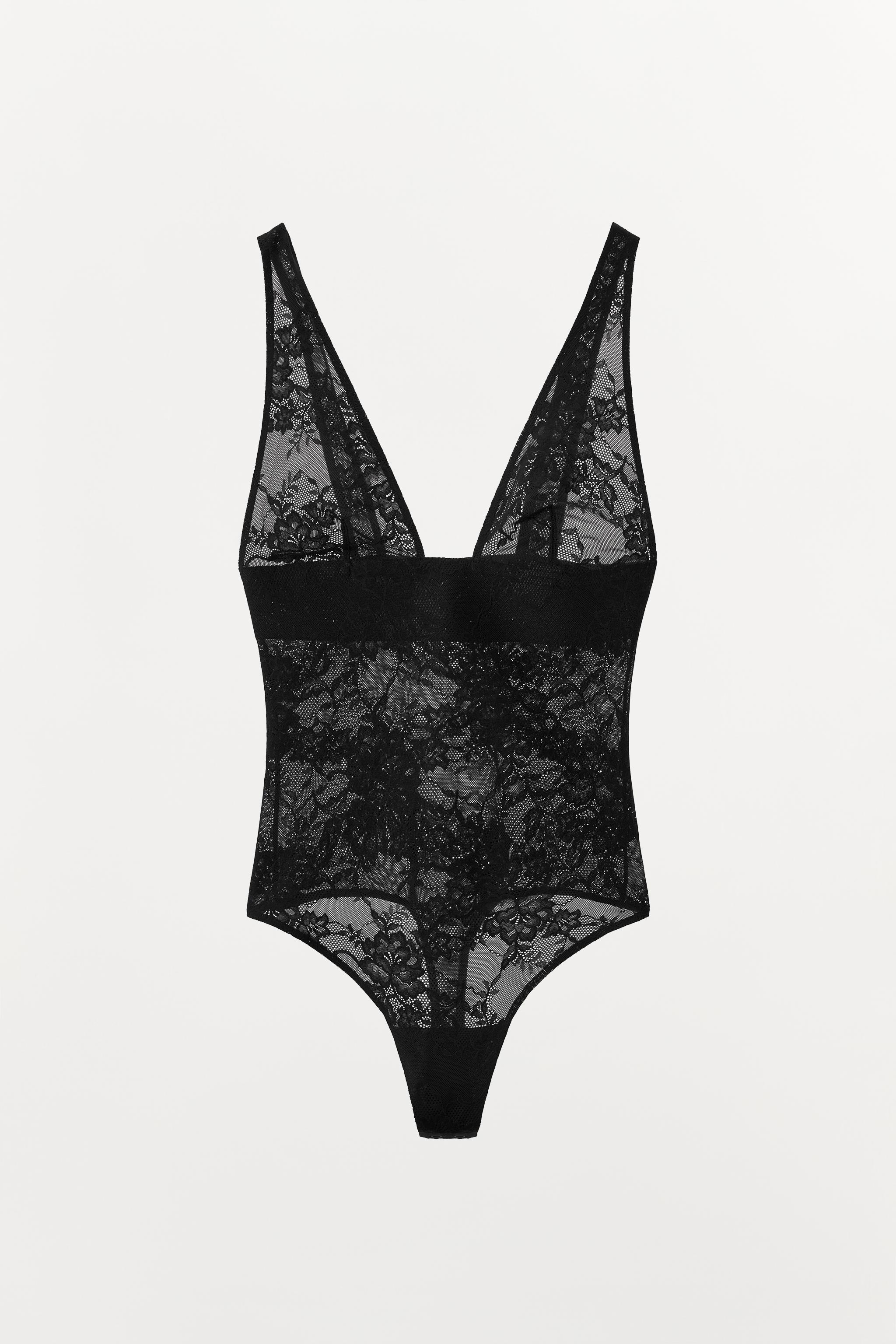 LACE POLYAMIDE BODYSUIT
