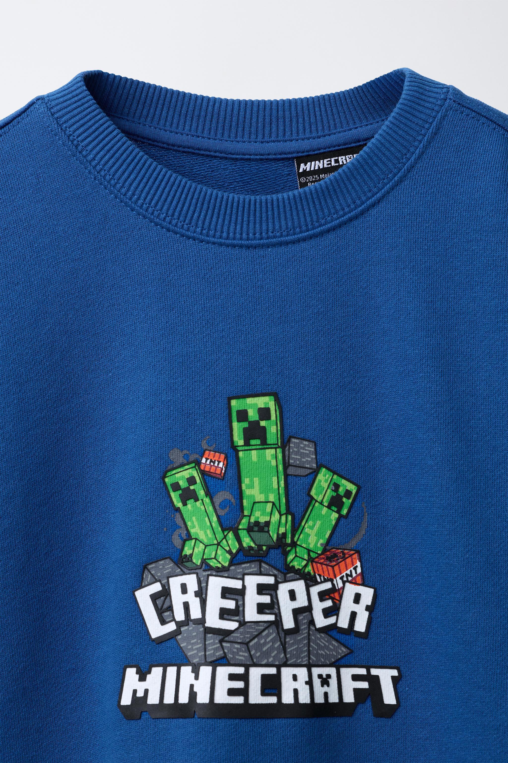 MINECRAFT © MOJANG AB. ™ PRINT SWEATSHIRT