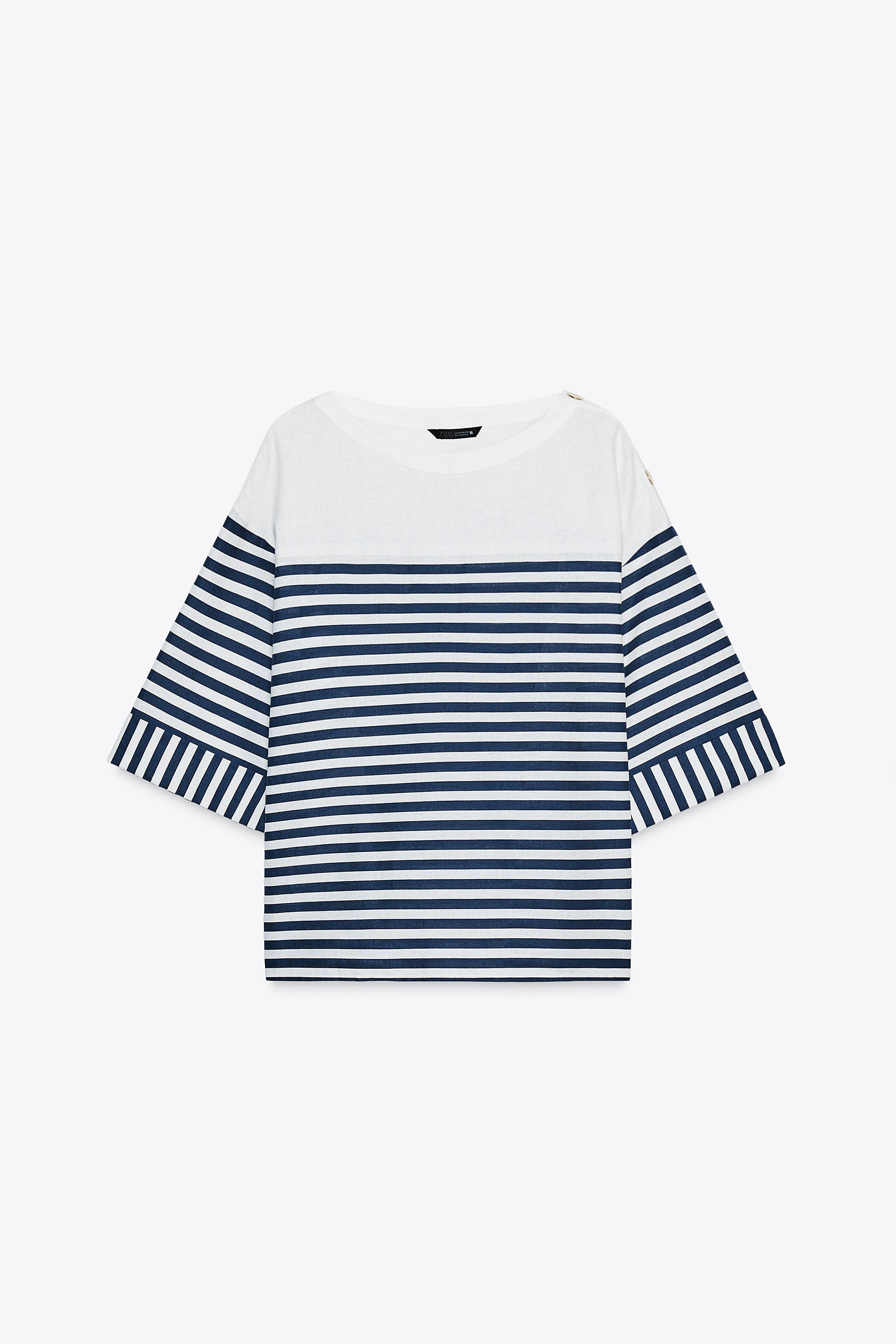 STRIPED LINEN SHIRT