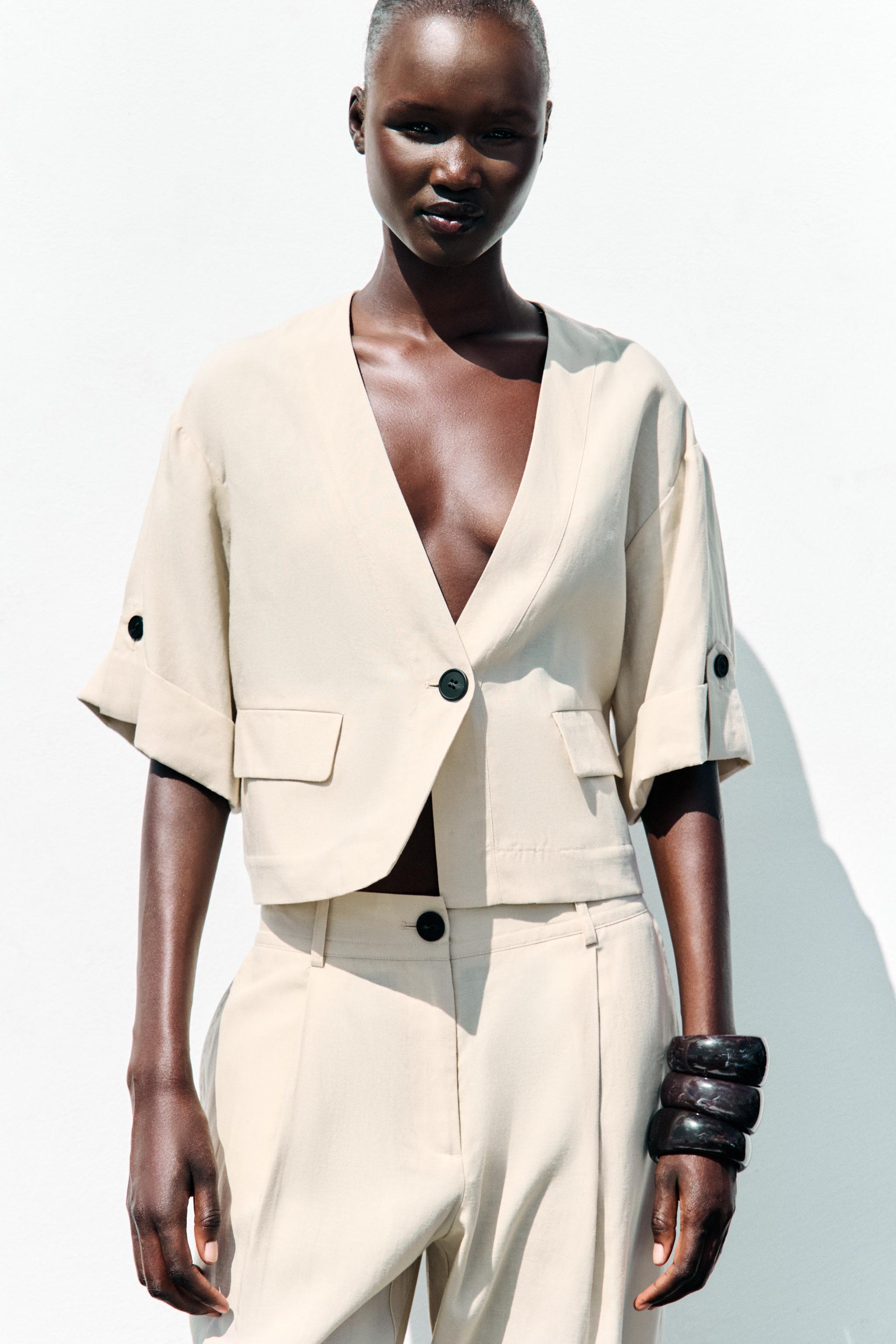 TURN-UP SLEEVE JACKET