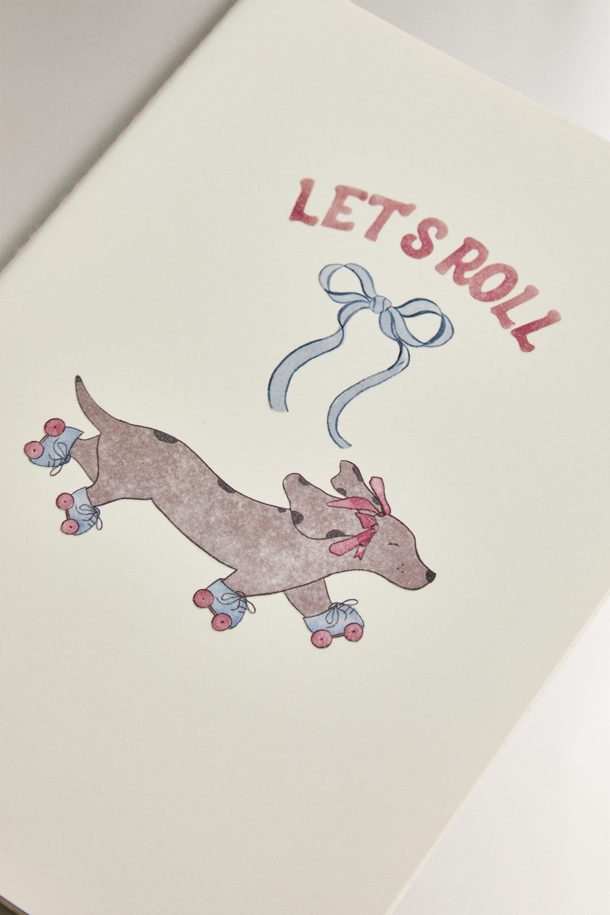 SKATING DOG NOTEBOOK (SET OF 2)