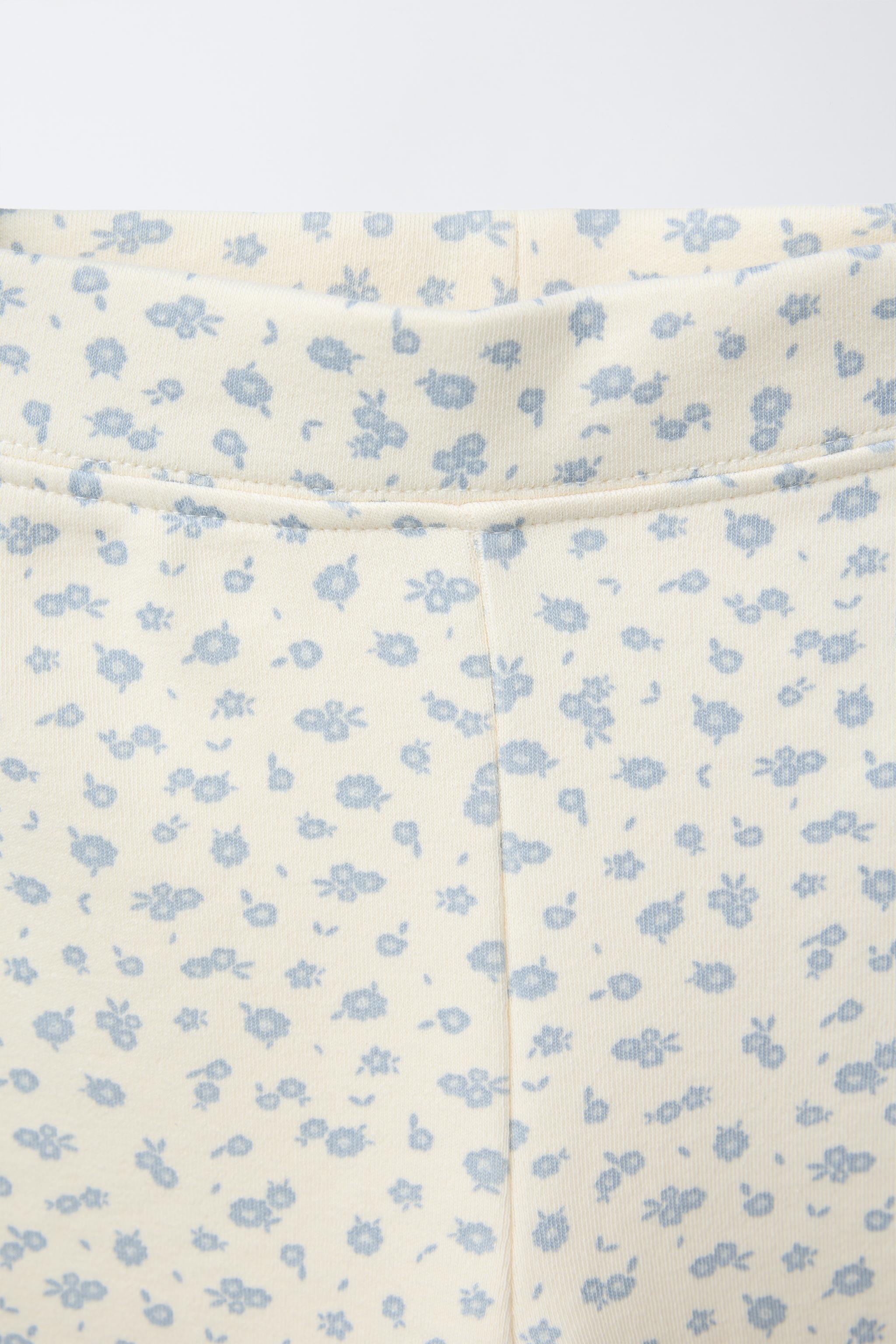 TWO-PACK FLORAL BIKER LEGGINGS