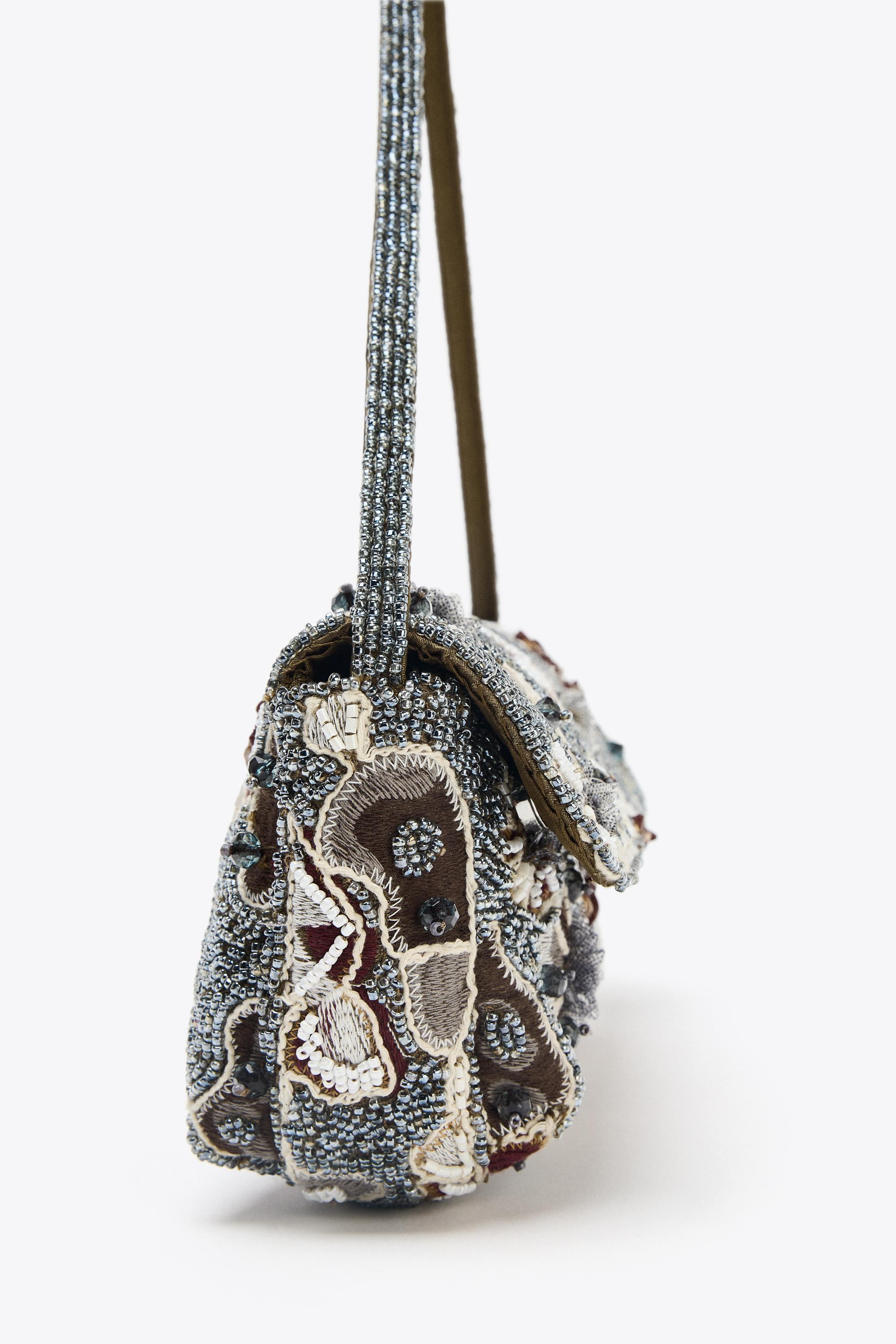 BEADED SHOULDER BAG