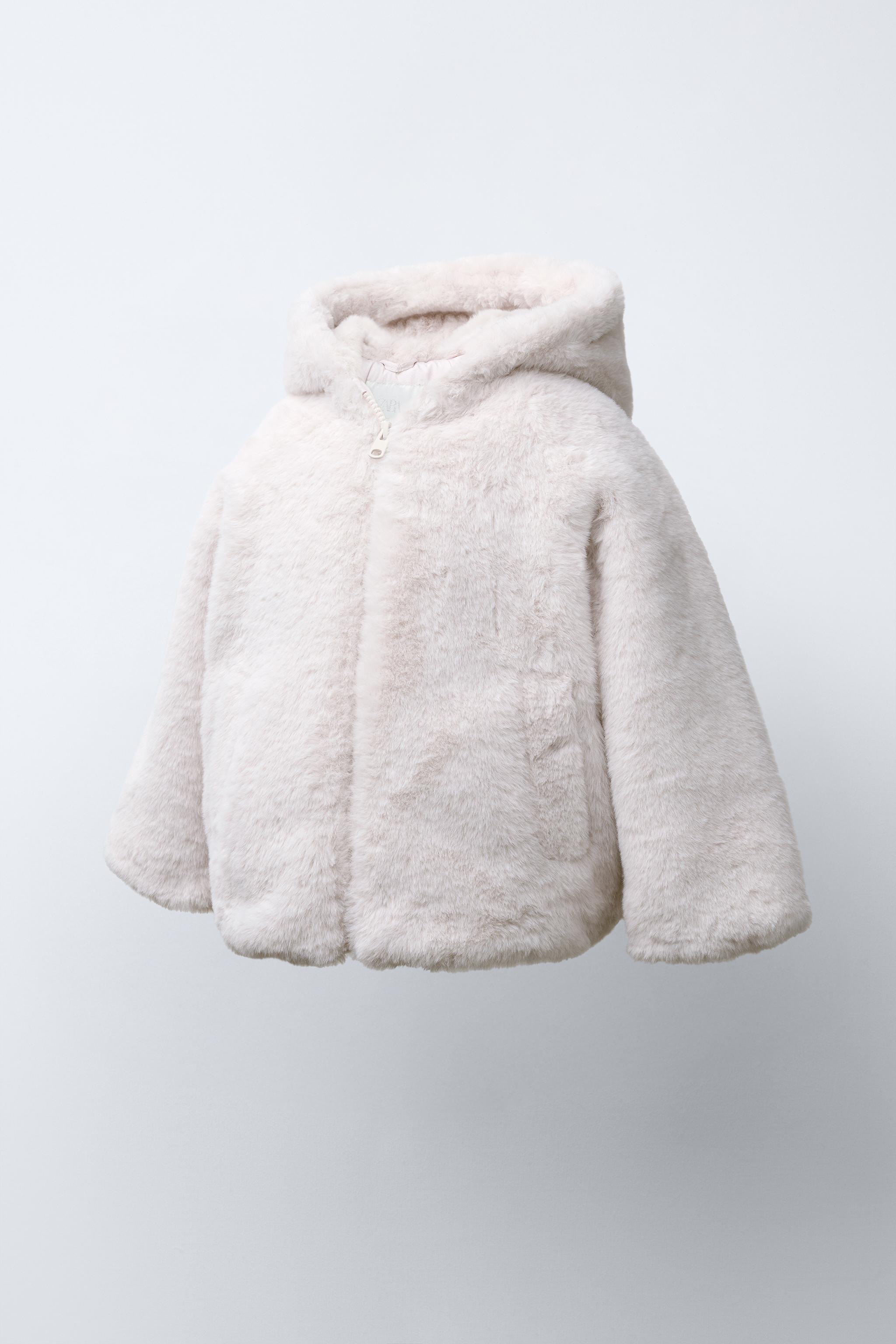 FAUX FUR HOODIE JACKET