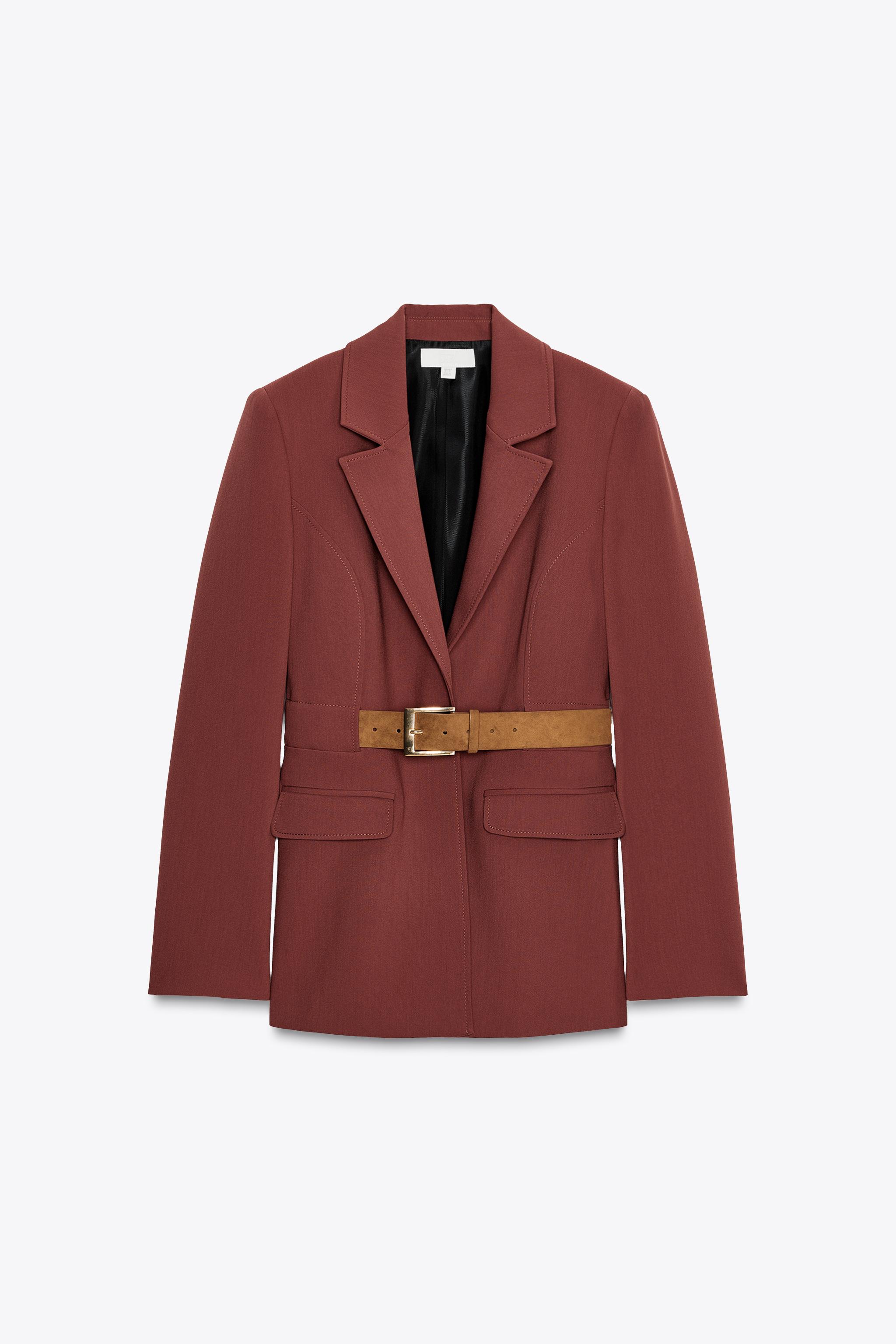 WIDE BELTED BLAZER