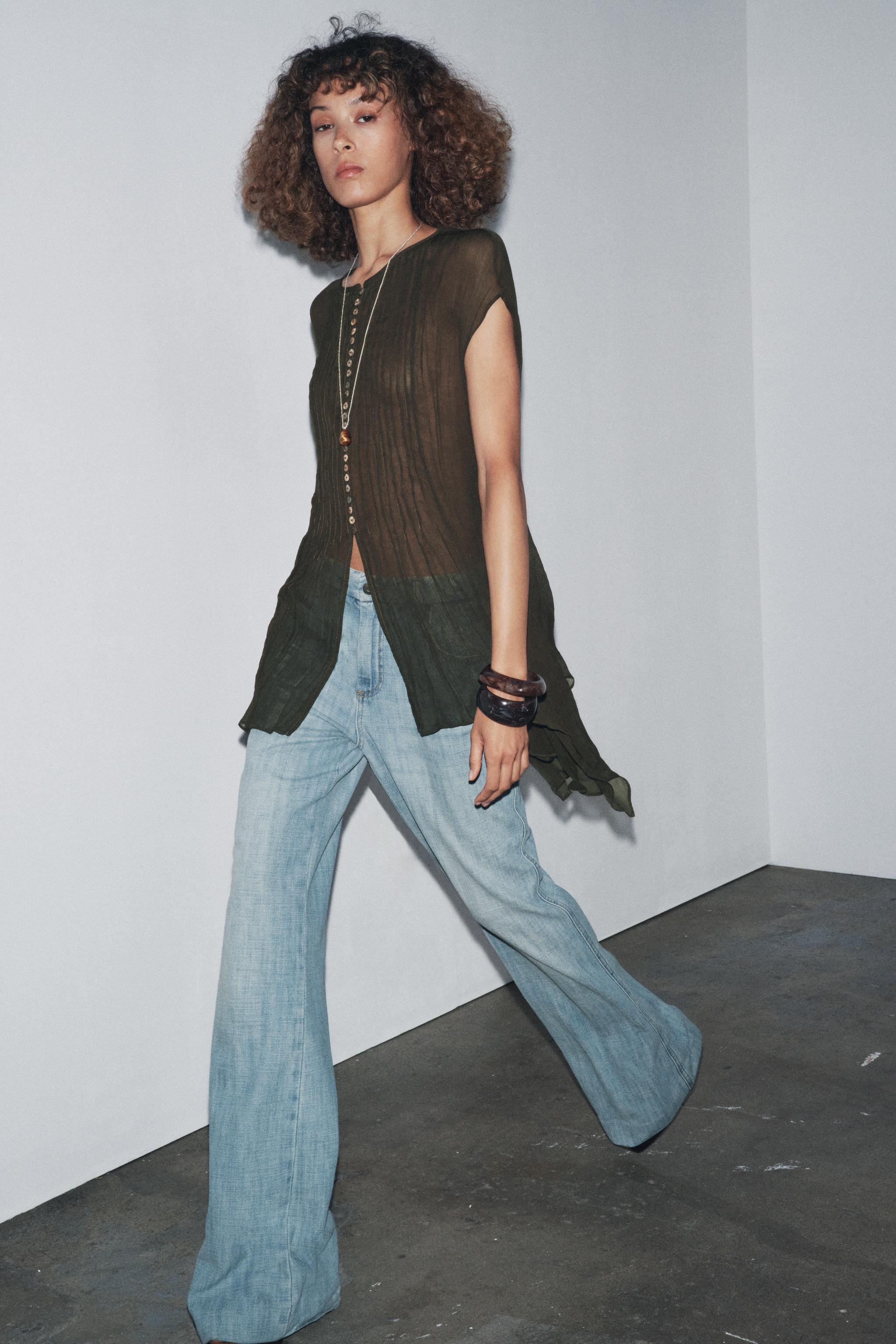 ZW COLLECTION COTTON GAUZE SHIRT