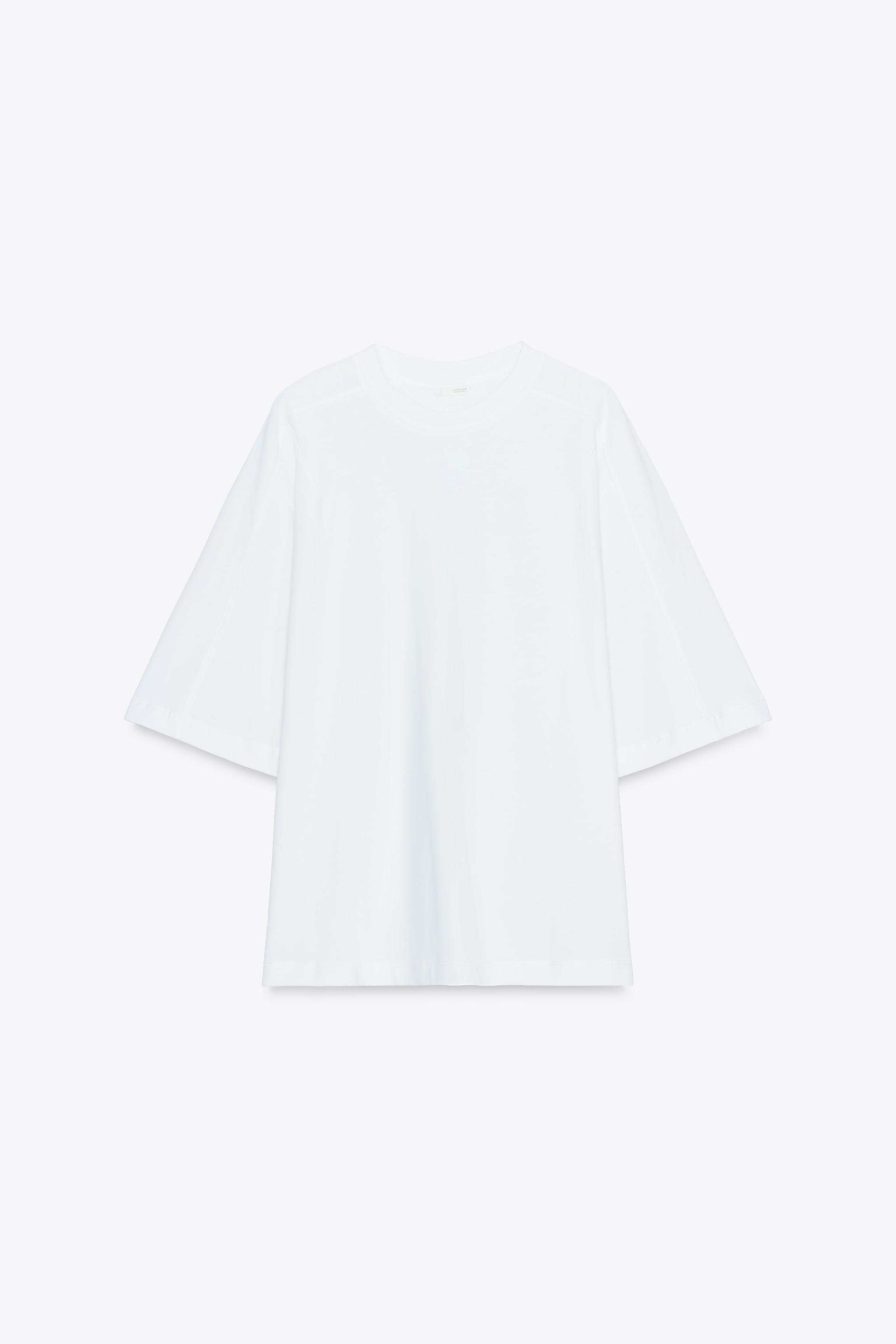 BOXY FIT T-SHIRT WITH LABEL