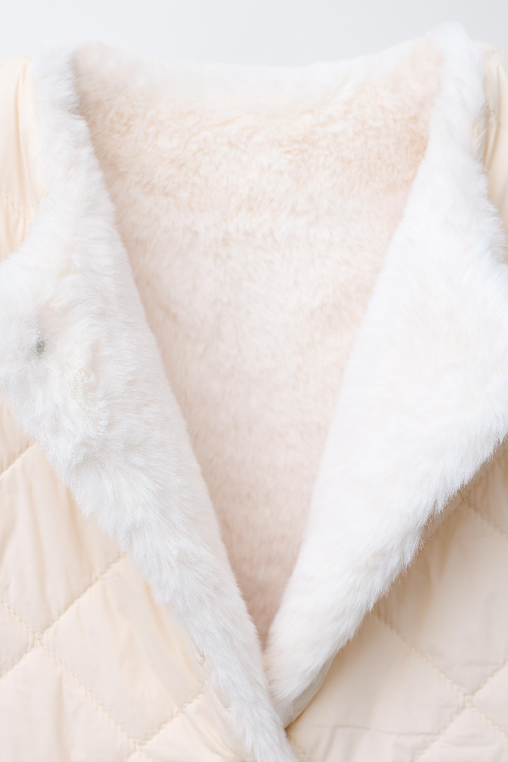 REVERSIBLE FAUX FUR VEST