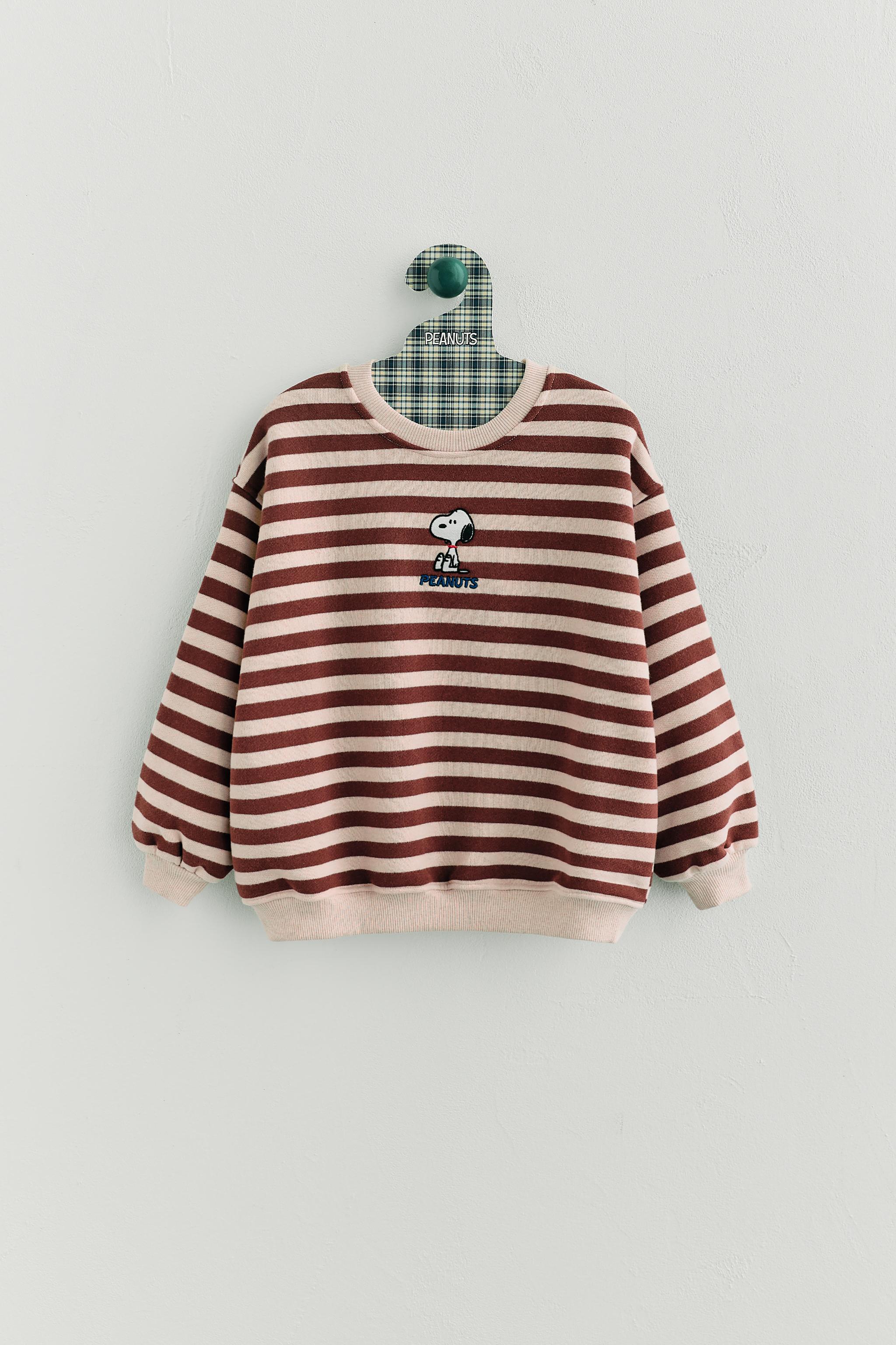 STRIPED SNOOPY PEANUTS™ SWEATSHIRT