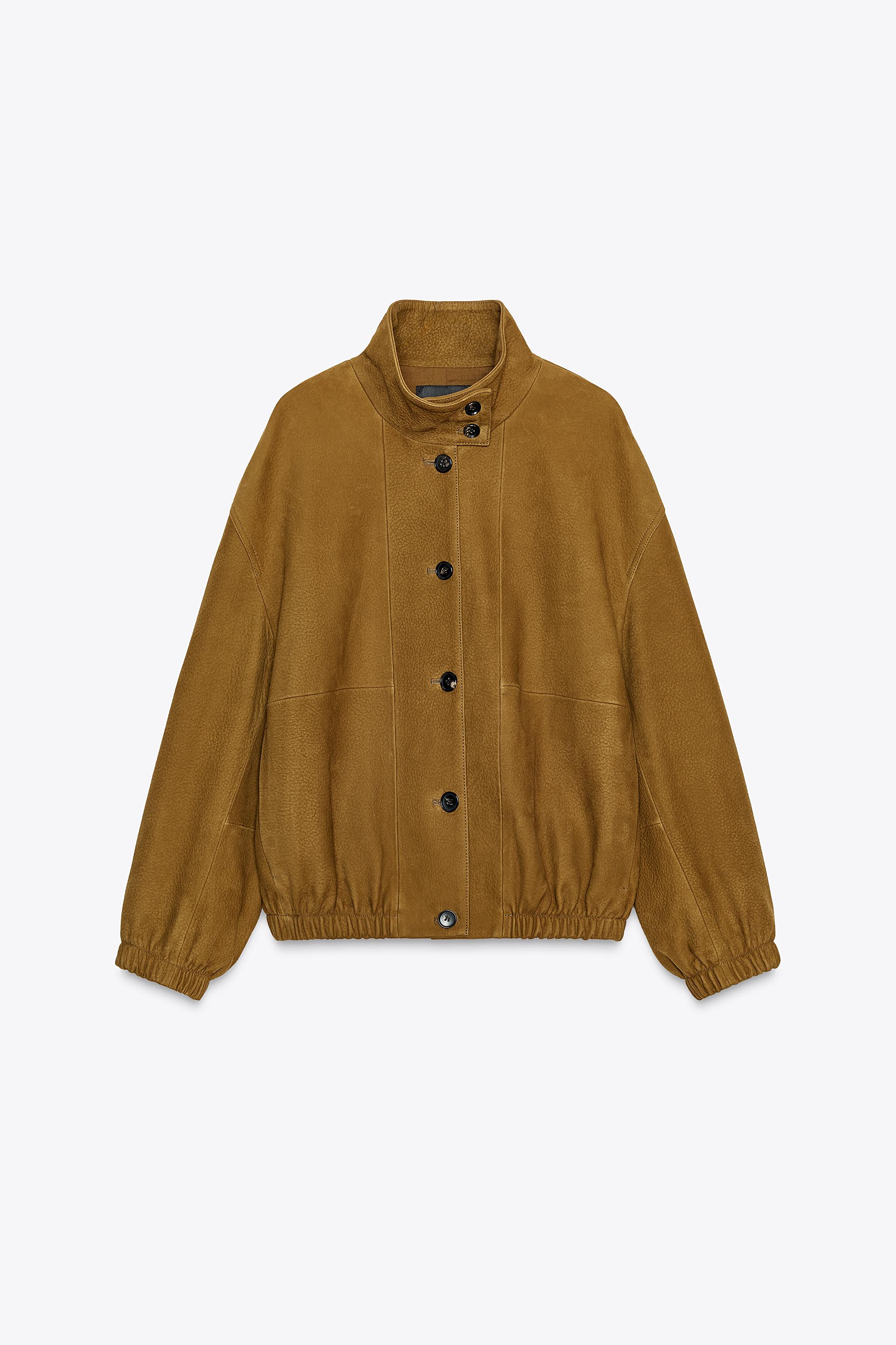 LEATHER BOMBER JACKET ZW COLLECTION LIMITED EDITION