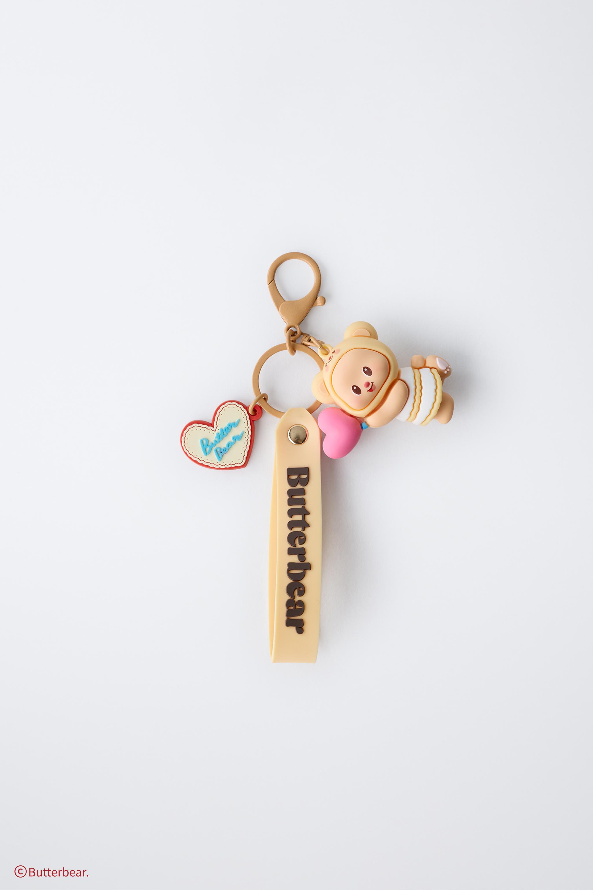 BUTTERBEAR © TEDDY BEAR KEYCHAIN