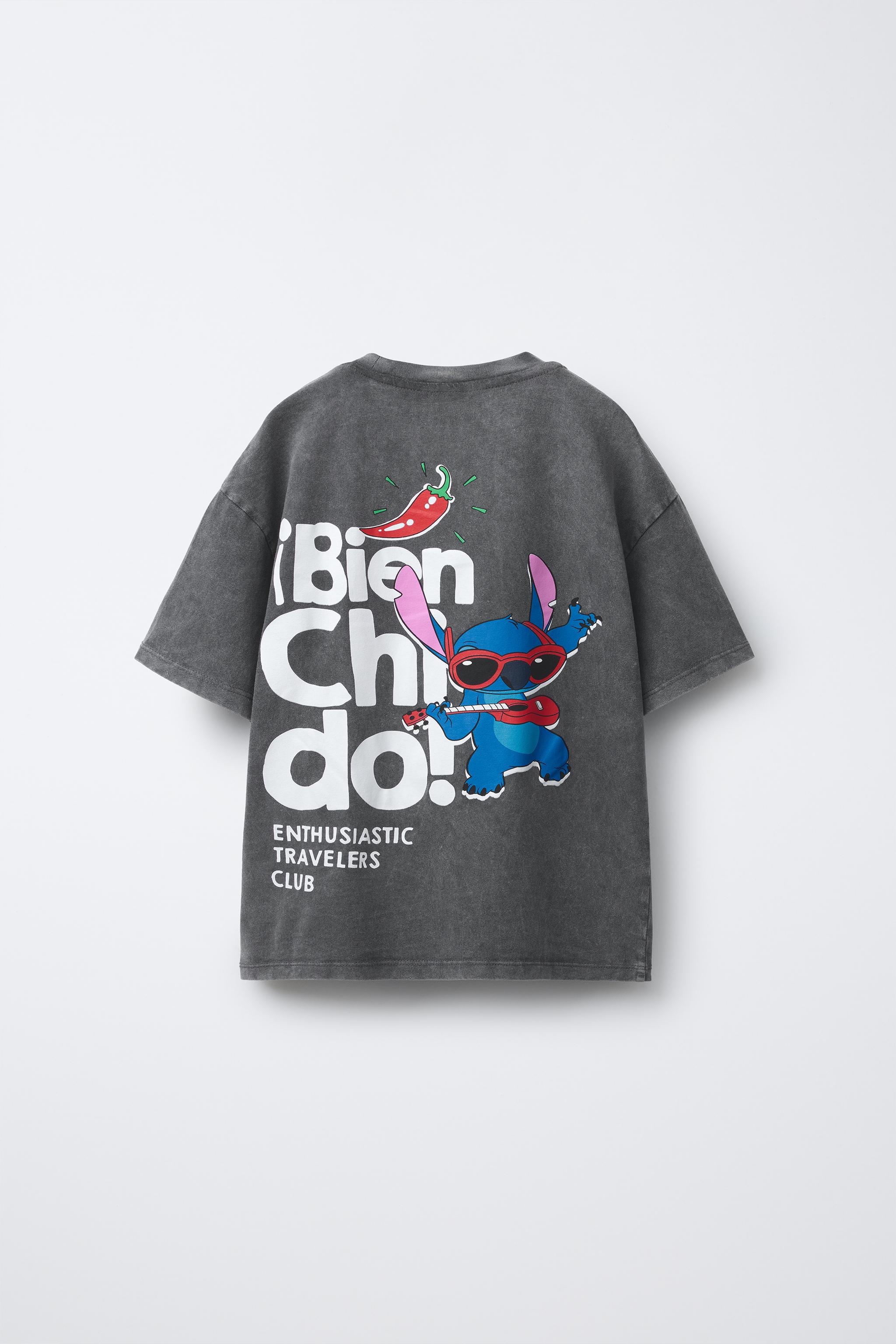 LILO & STITCH © DISNEY WASHED EFFECT T-SHIRT