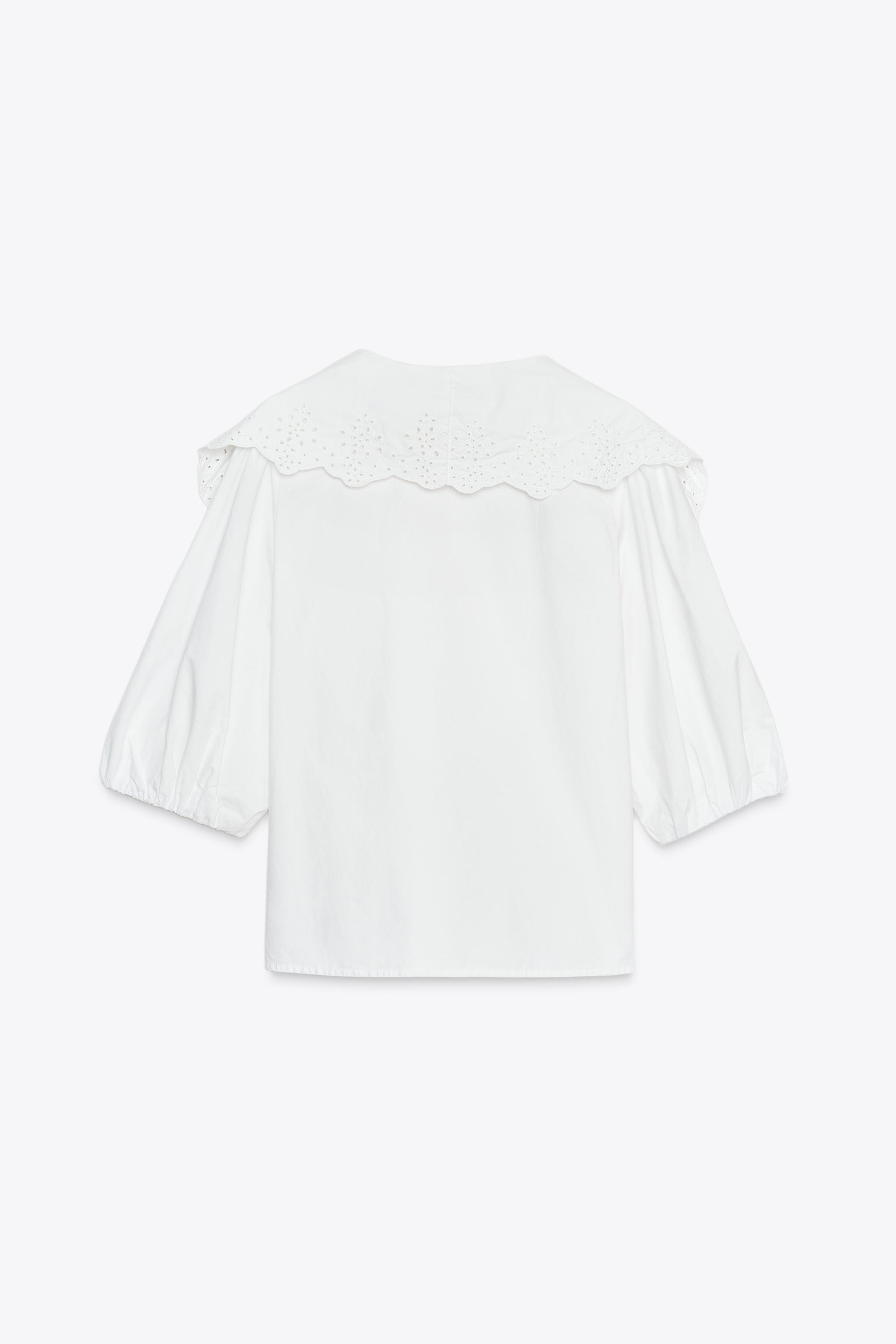 PETER PAN COLLAR POPLIN SHIRT