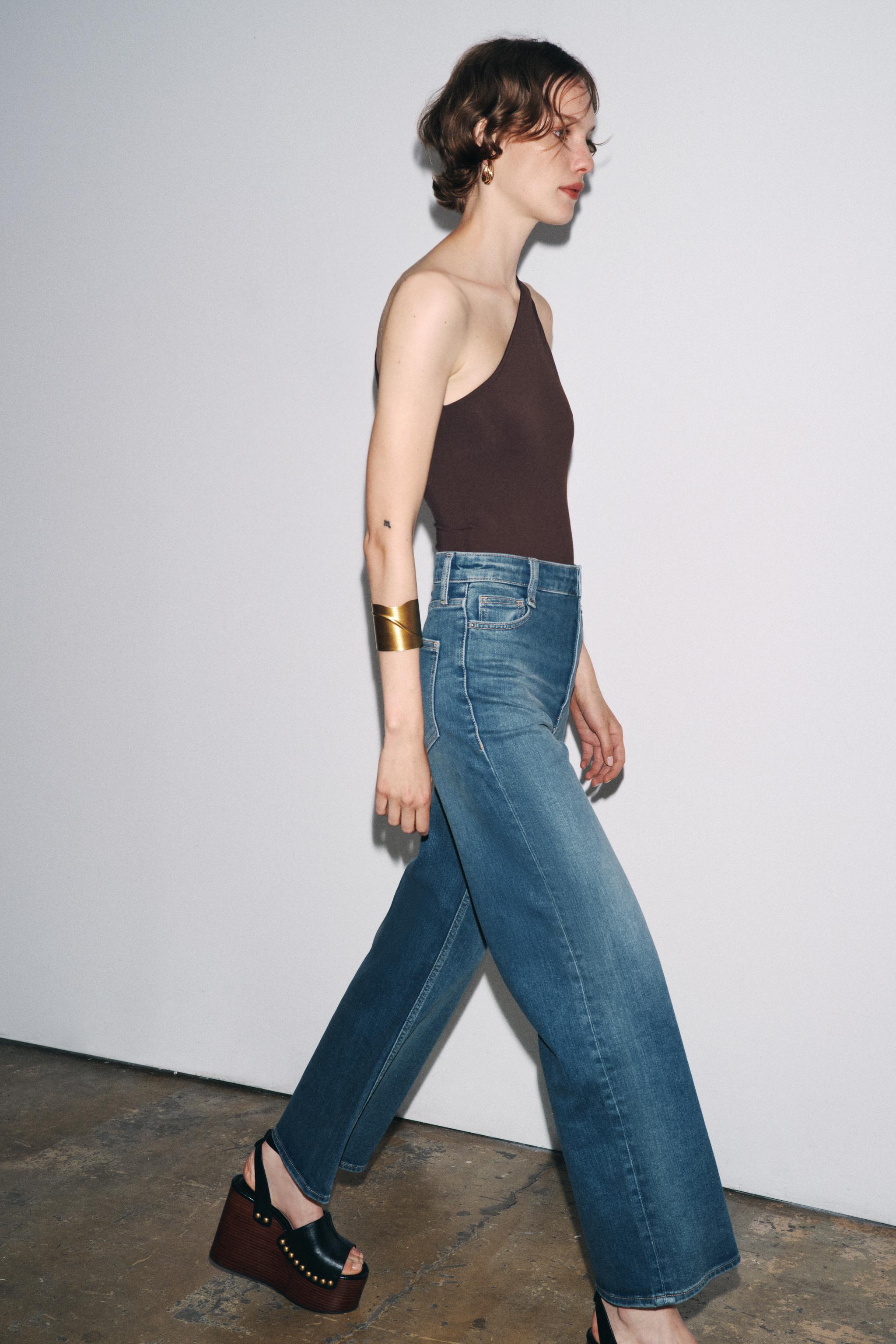 ZW COLLECTION HIGH RISE WIDE LEG JEANS