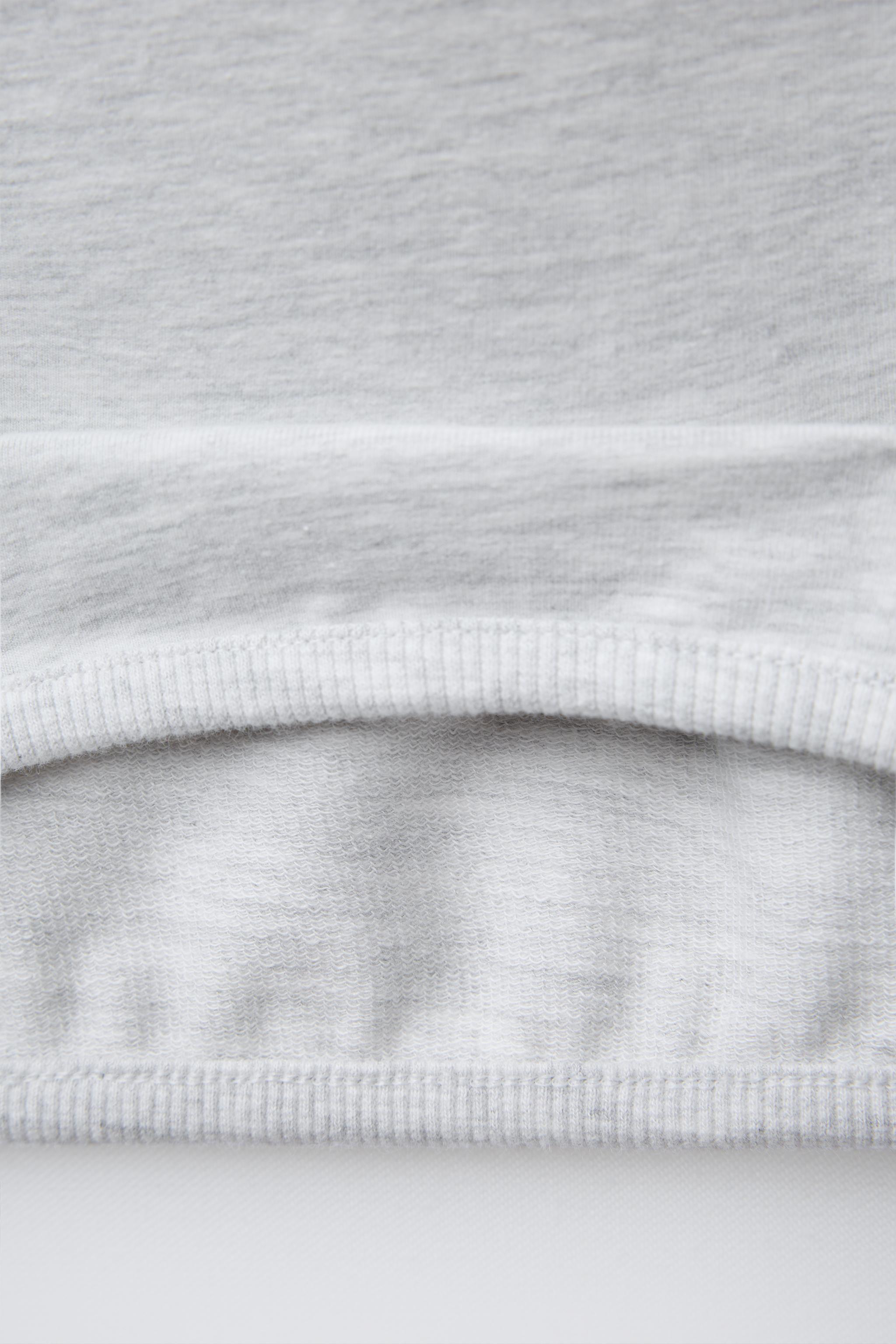 TEXT SWEATSHIRT AND BERMUDA SET