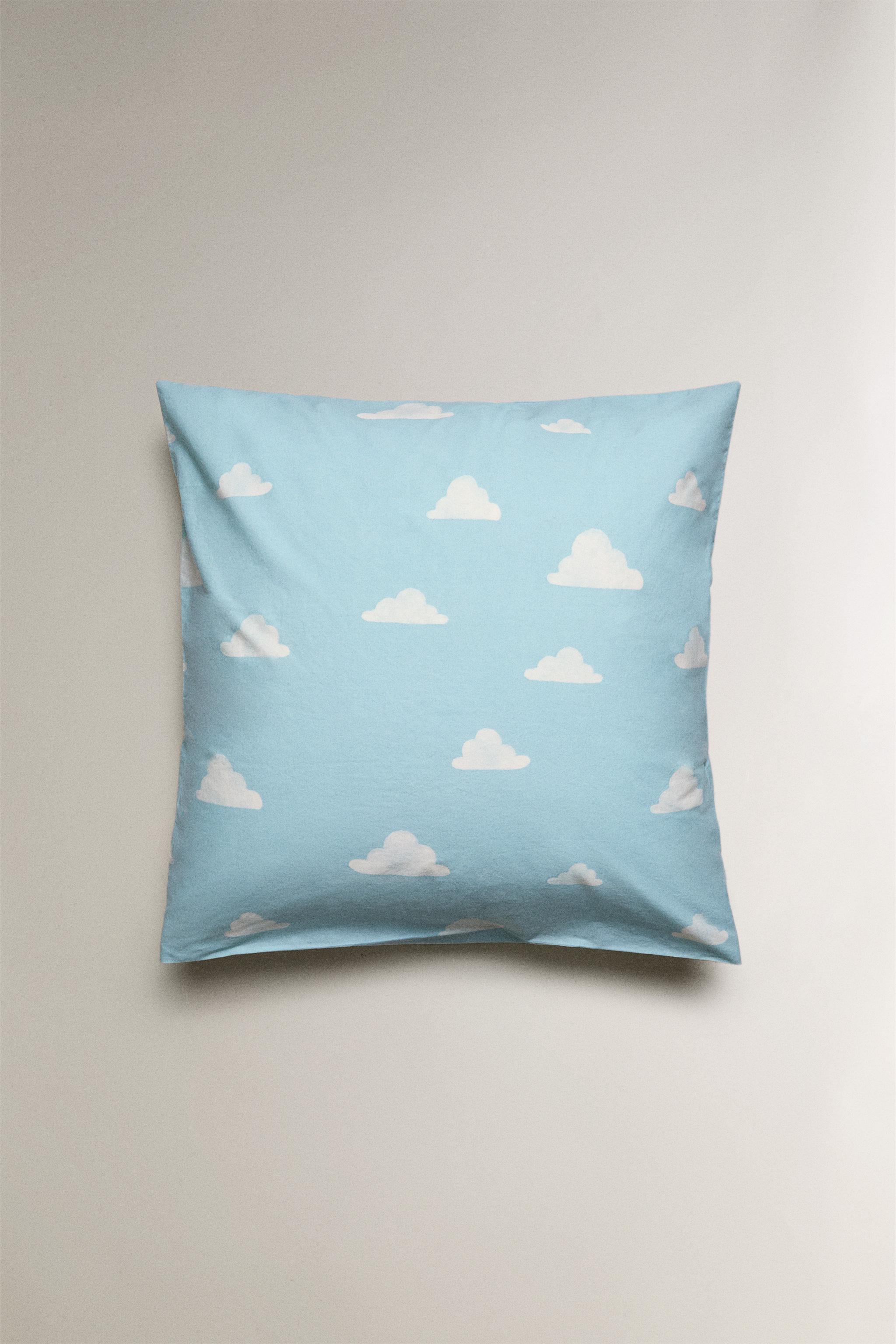 CHILDREN'S CLOUD PRINT PILLOWCASE