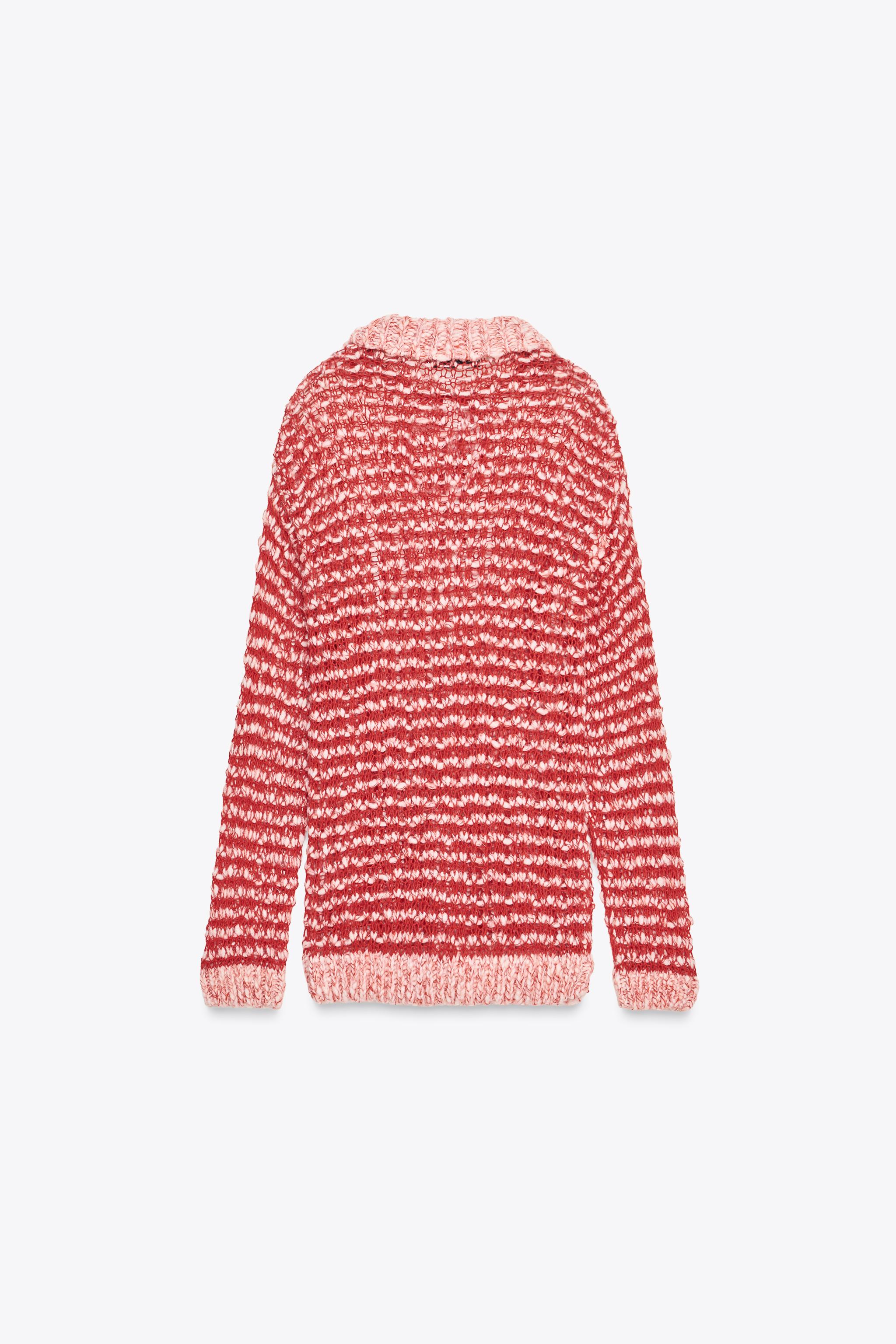 WOOL KNIT POLO COLLAR SWEATER