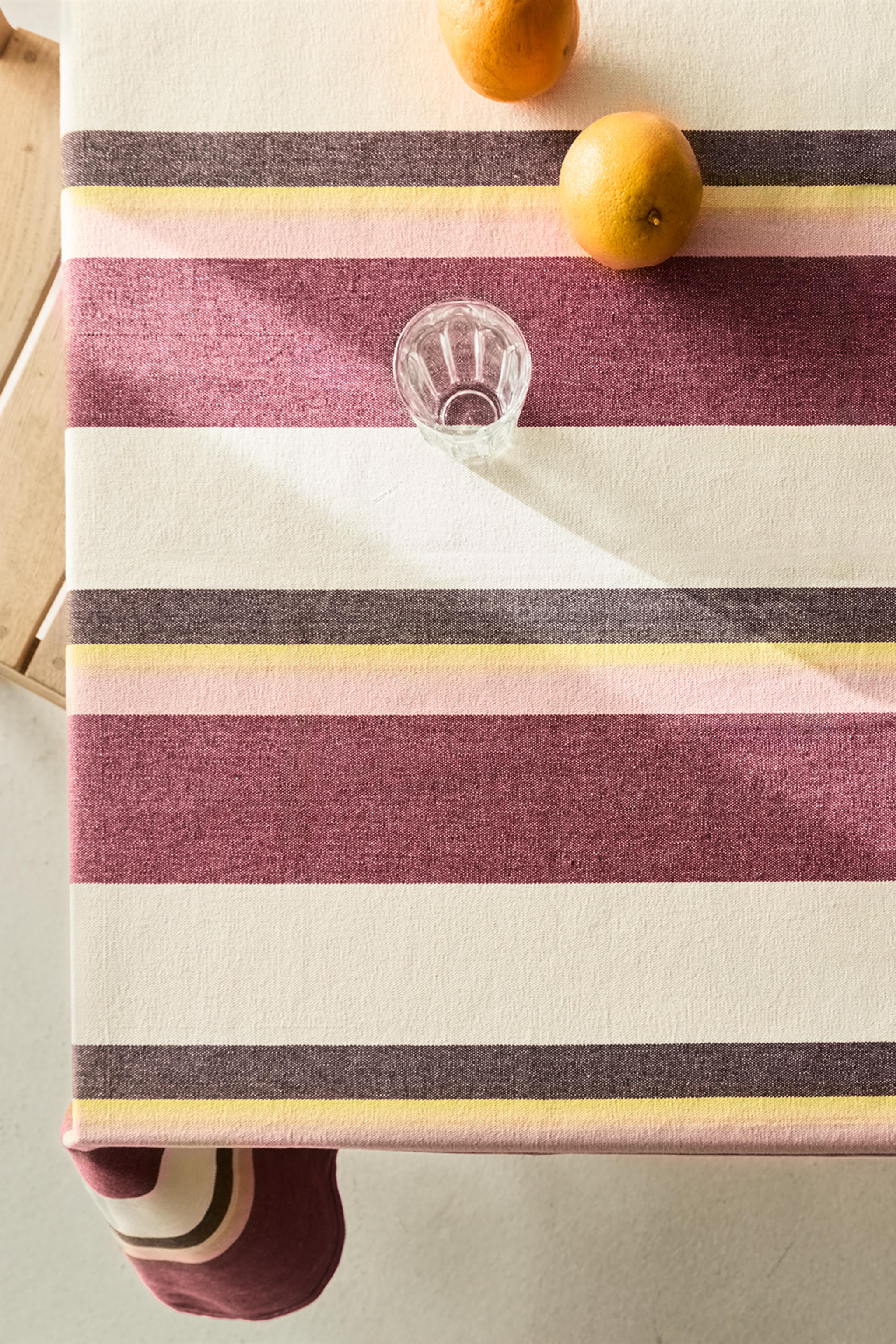 STRIPED COTTON TABLECLOTH X COLLAGERIE