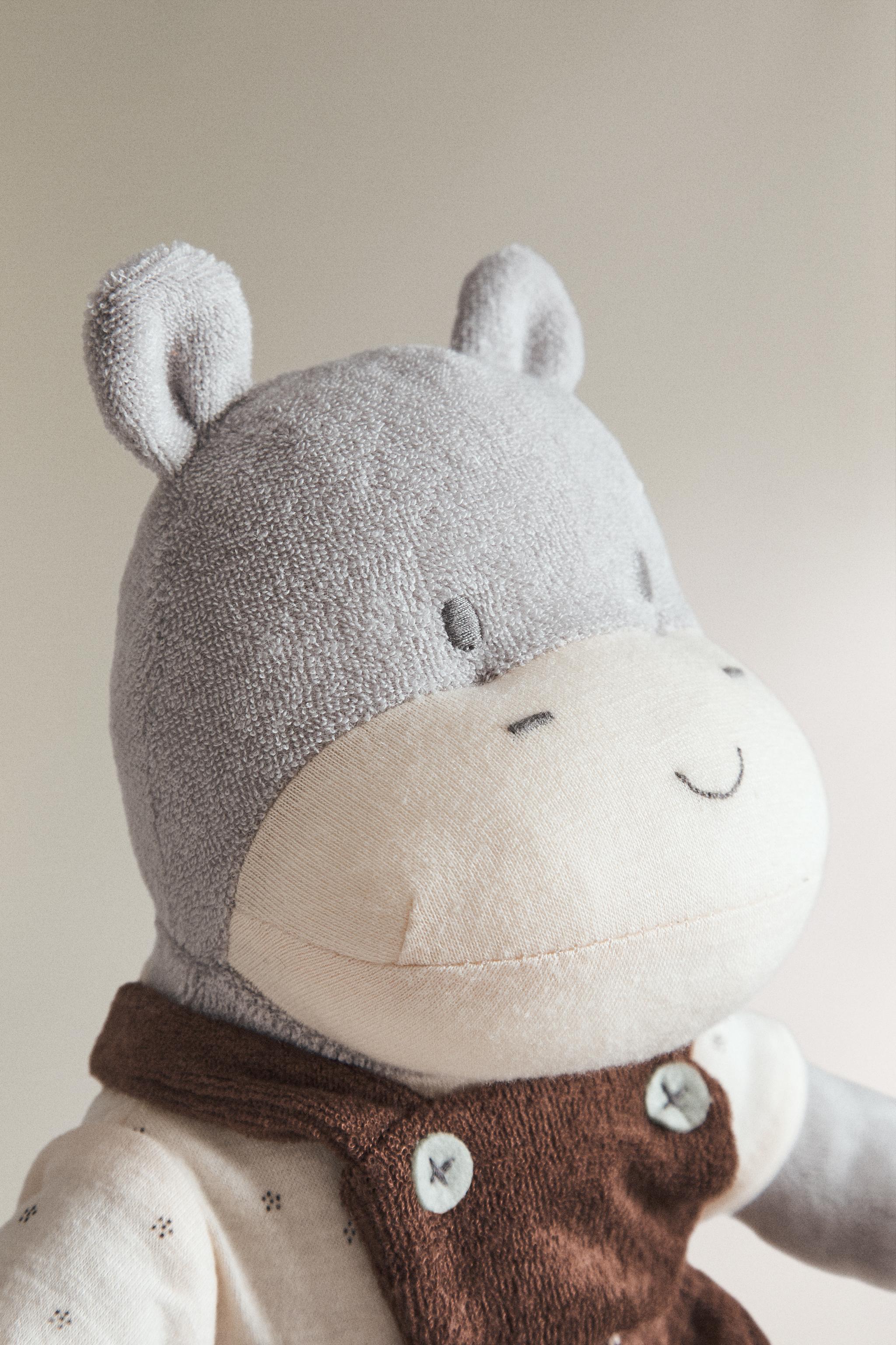 CHILDREN'S MUSICAL HIPPOPOTAMUS PLUSH TOY