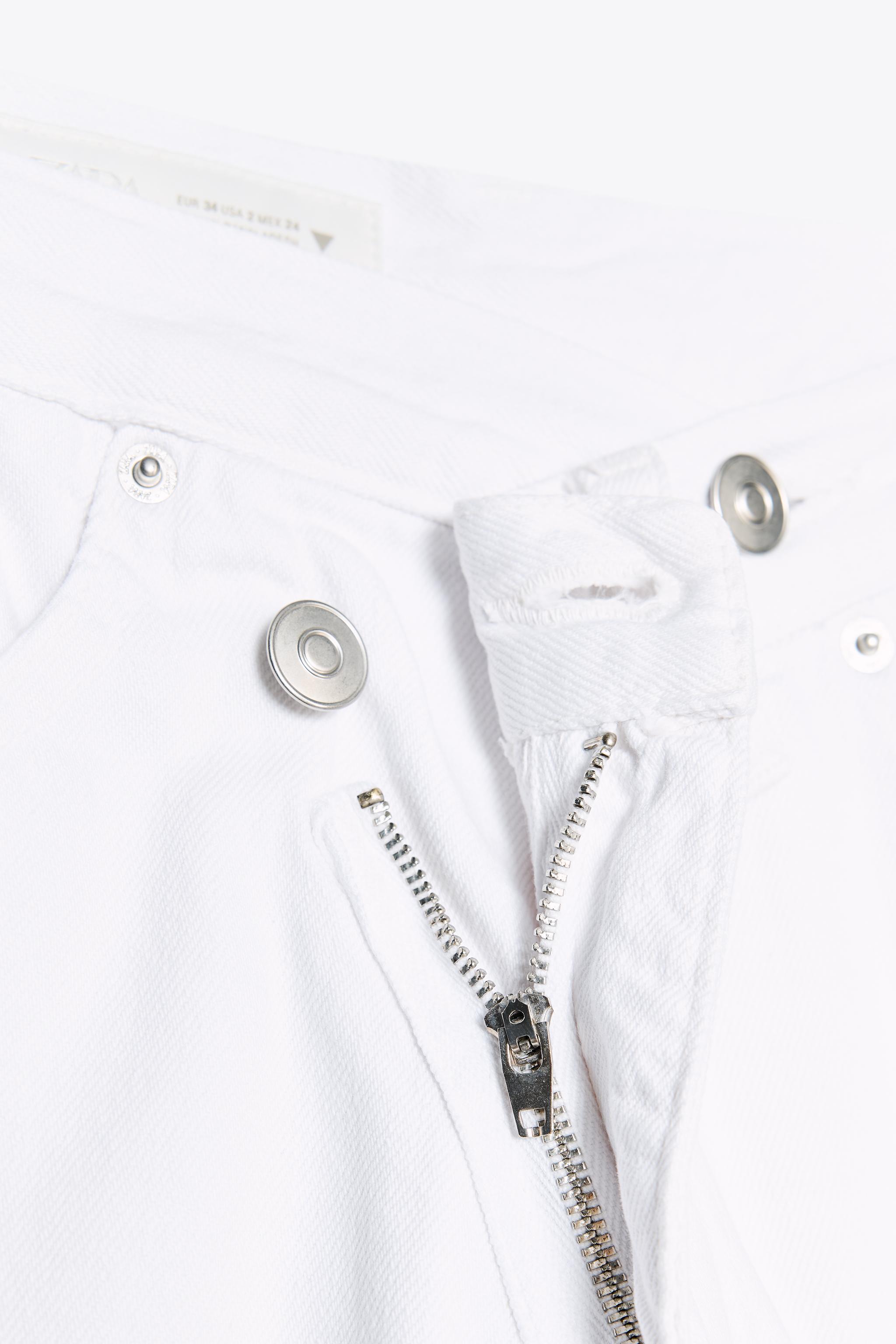 TRF HIGH-RISE WIDE LEG CROSSOVER WAIST JEANS