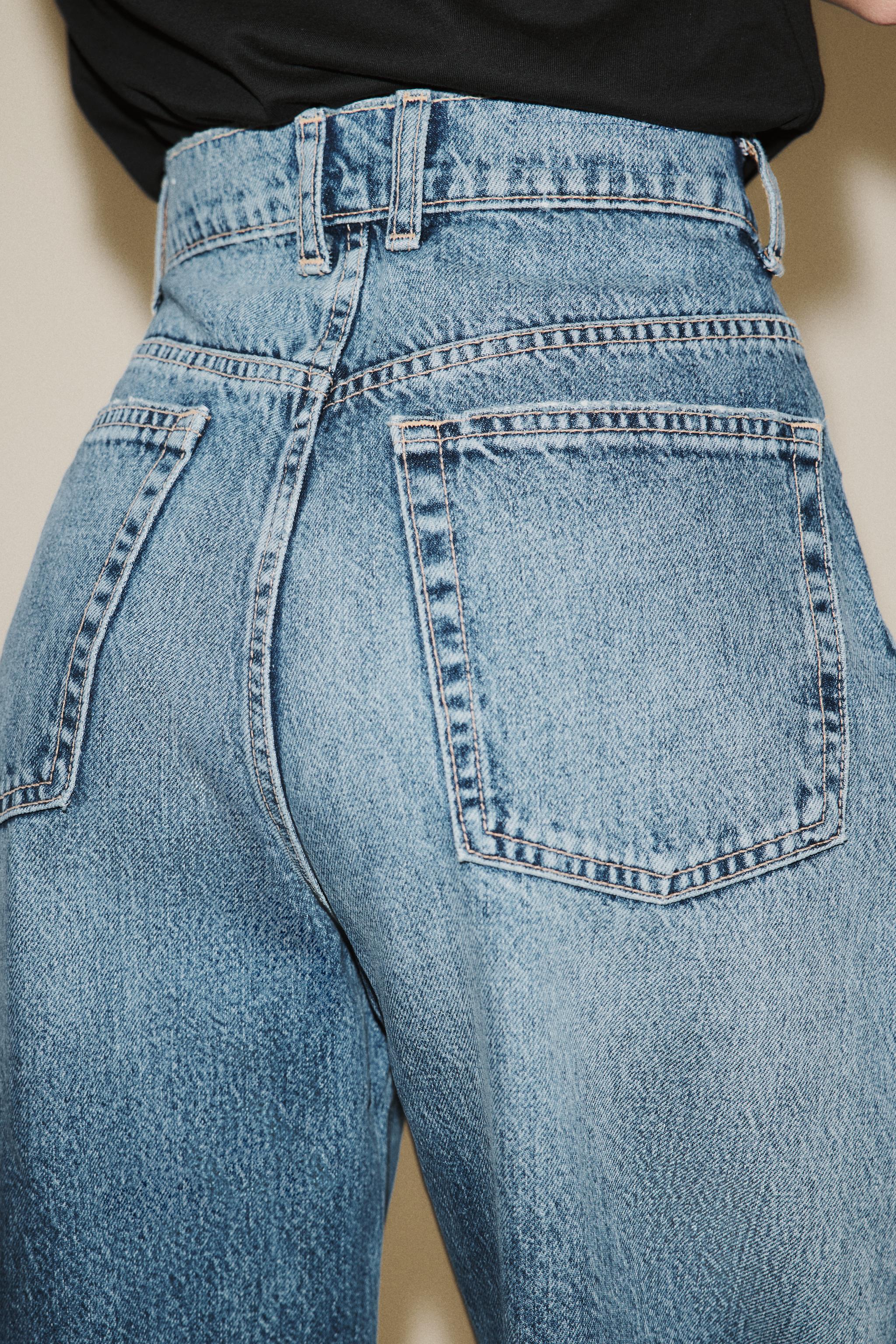 HIGH WAIST TRF BARREL JEANS