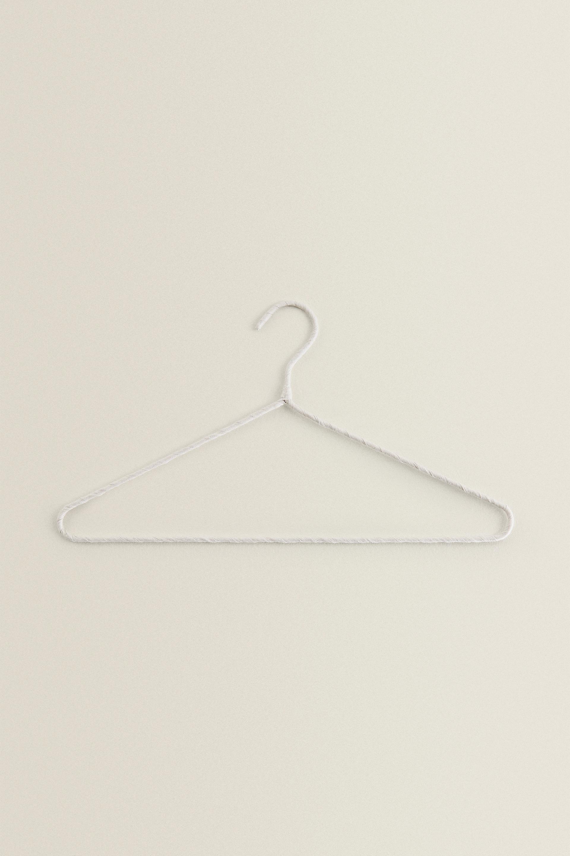 BEIGE COTTON AND LINEN HANGER (PACK OF 4)