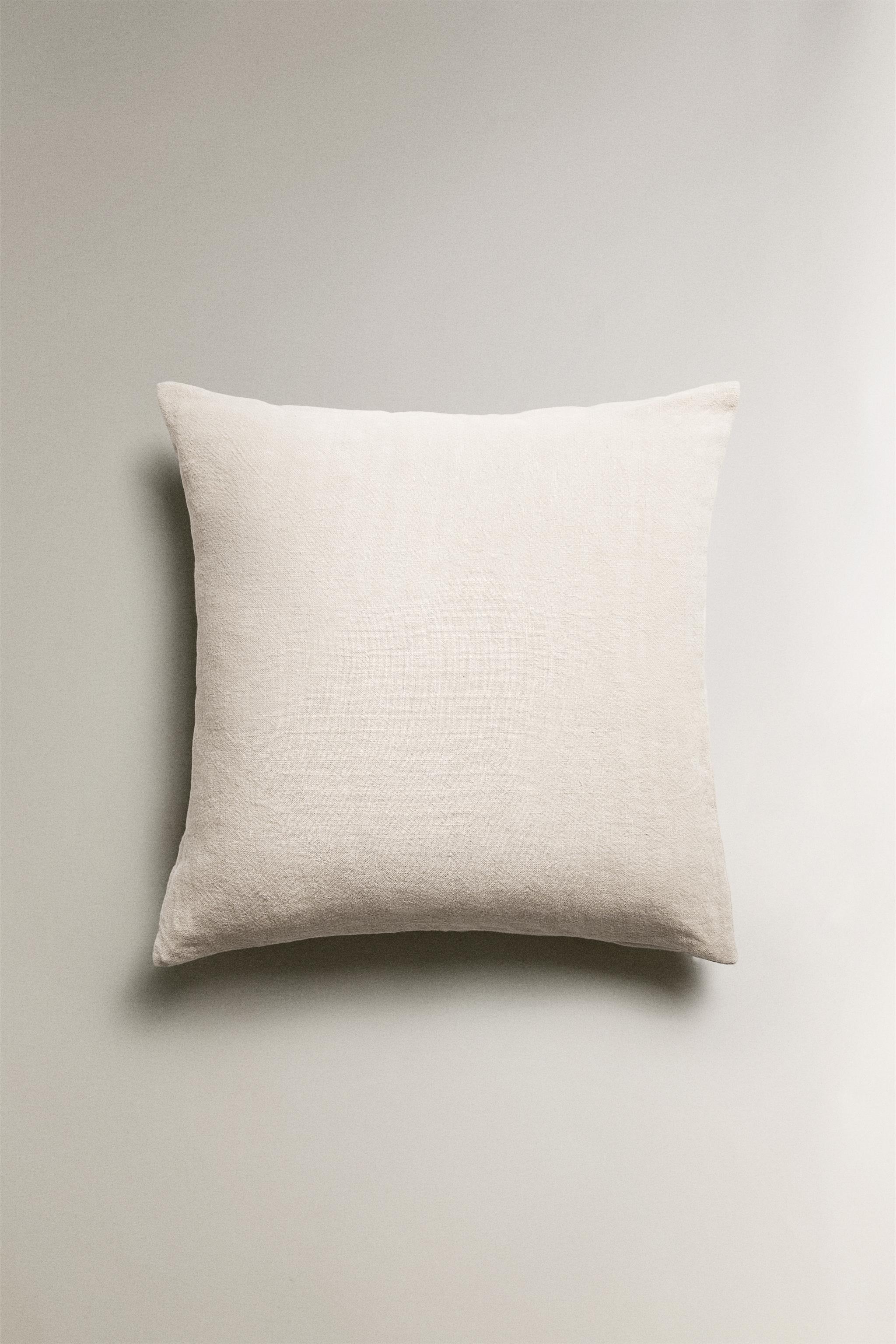 LINEN THROW PILLOW COVER