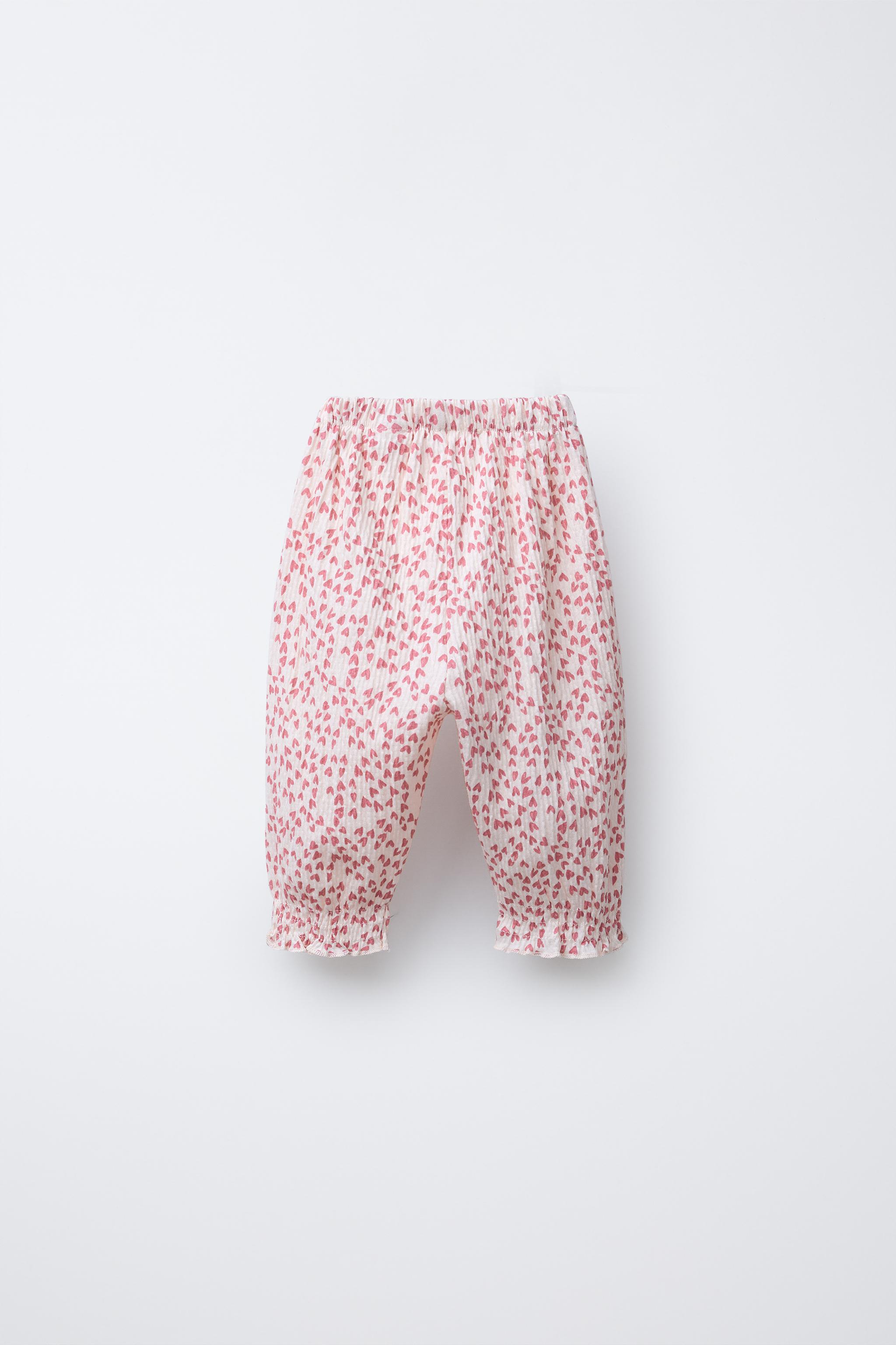 HEART TEXTURE PANTS
