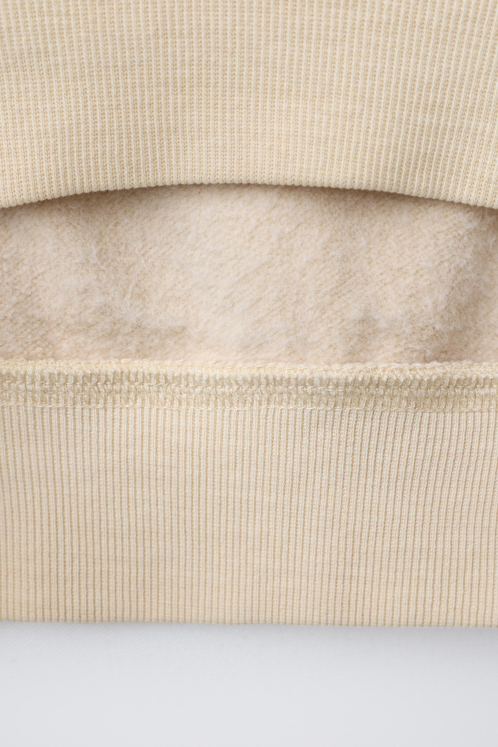 TEXT WIDE LEG SWEATSHIRT AND PANTS SET