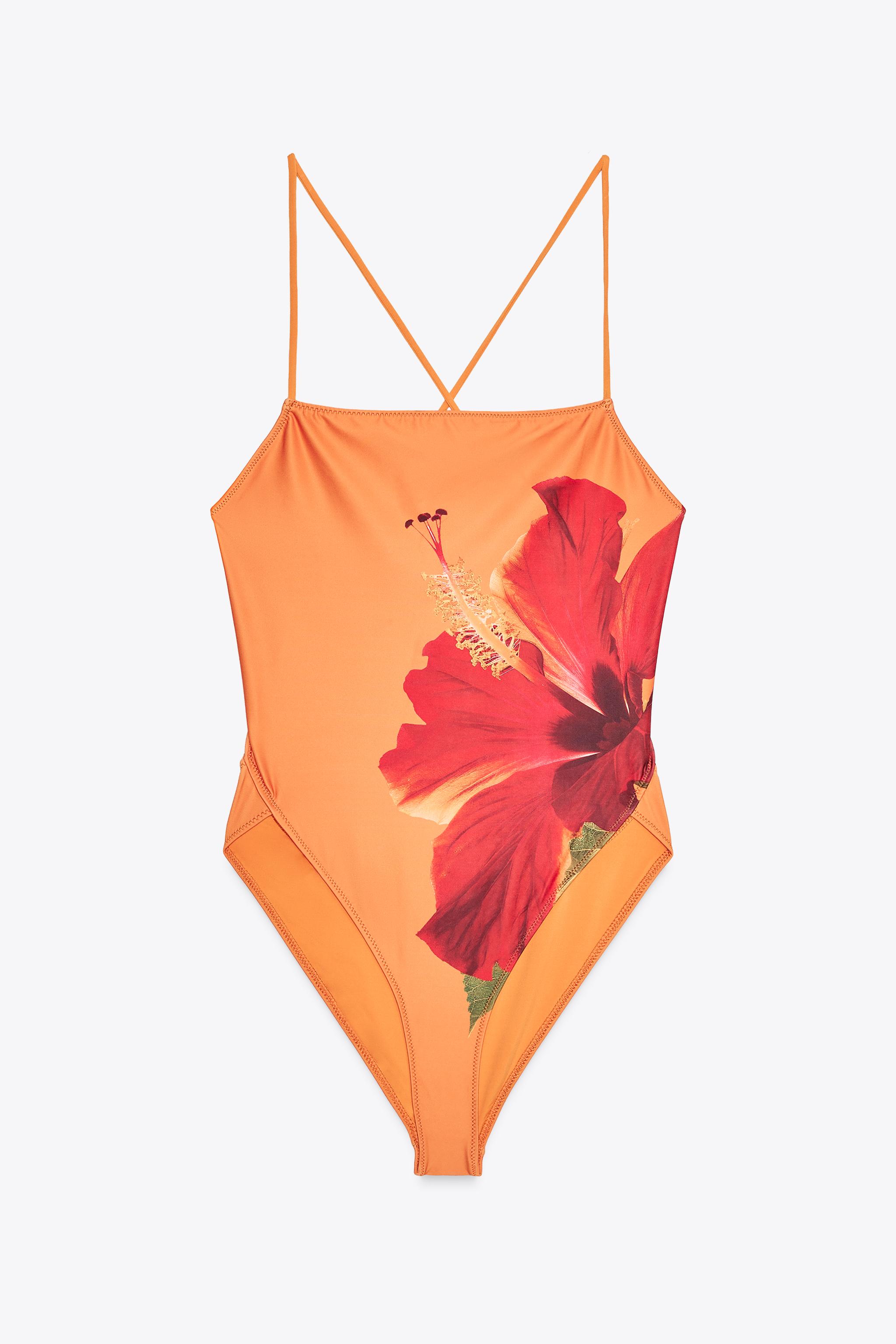 FLORAL PRINT SWIMSUIT